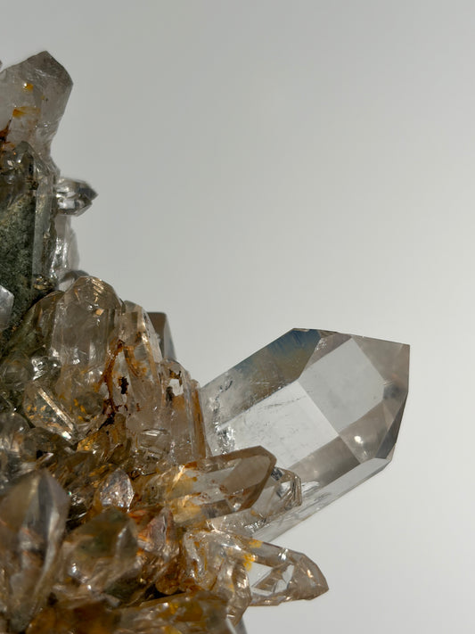 Water Clear Golden Healer Chlorite Included Quartz Specimen C