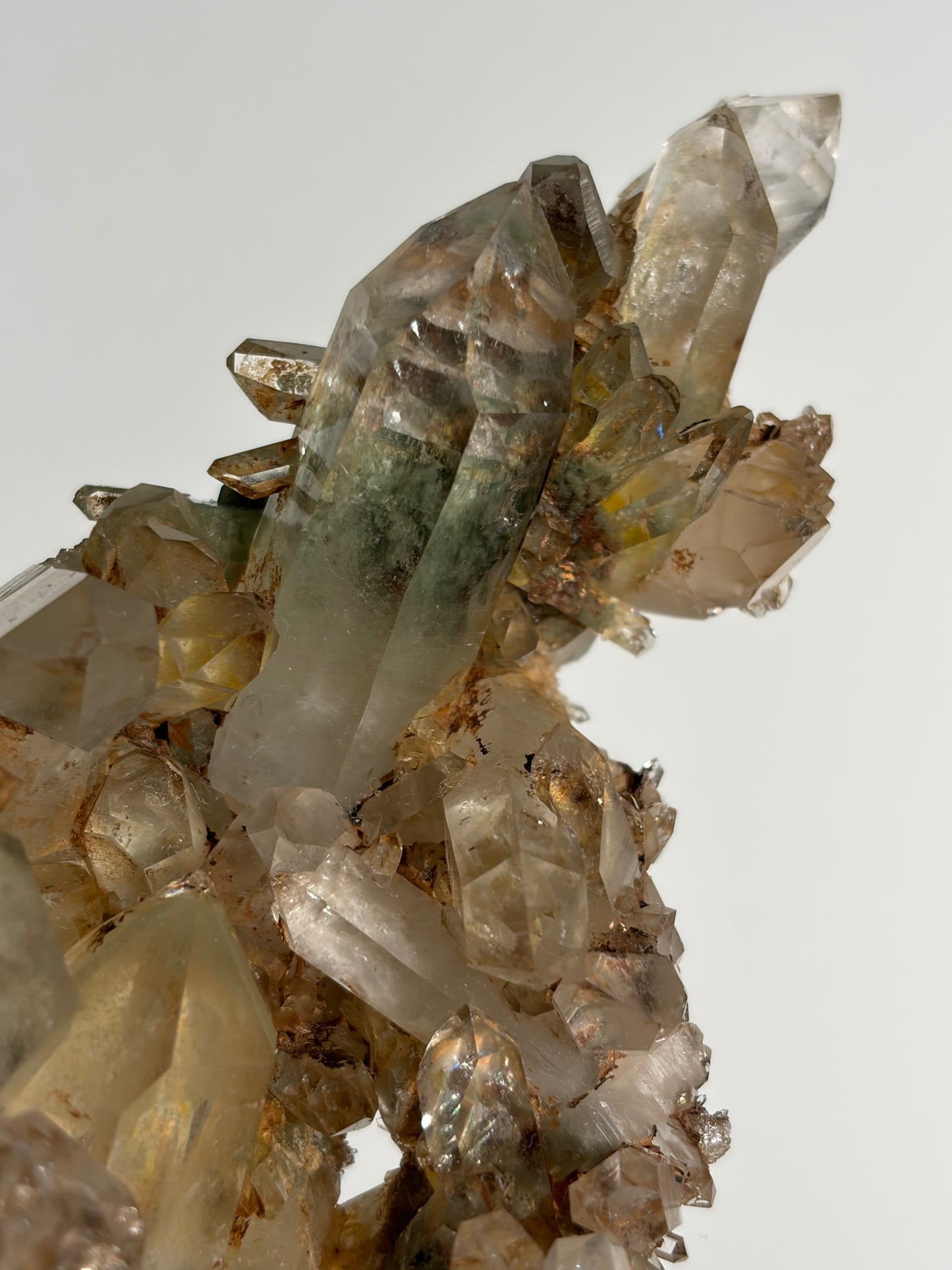 Water Clear Golden Healer Chlorite Included Quartz Specimen E