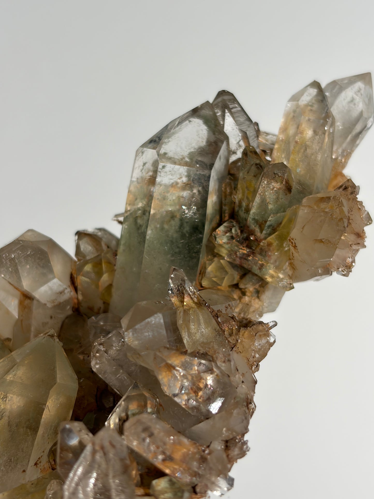 Water Clear Golden Healer Chlorite Included Quartz Specimen E