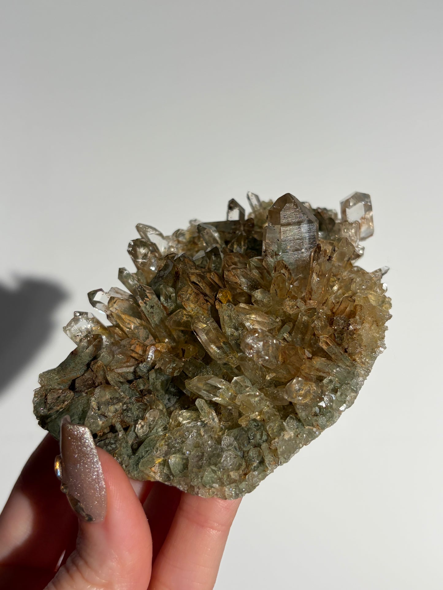 Golden Healer Chlorite Included Quartz Specimen F