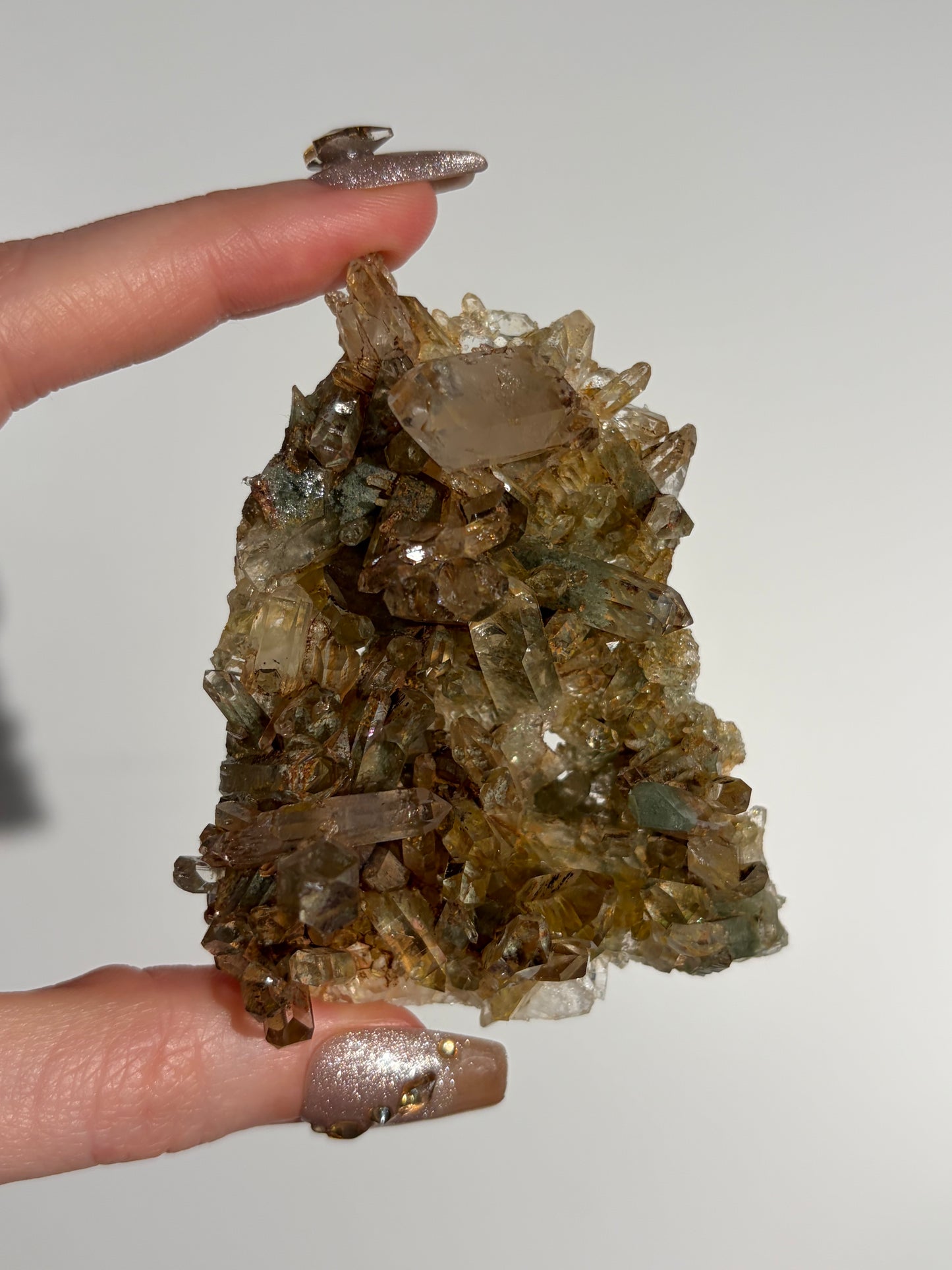 Water Clear Golden Healer Chlorite Included Quartz Specimen G