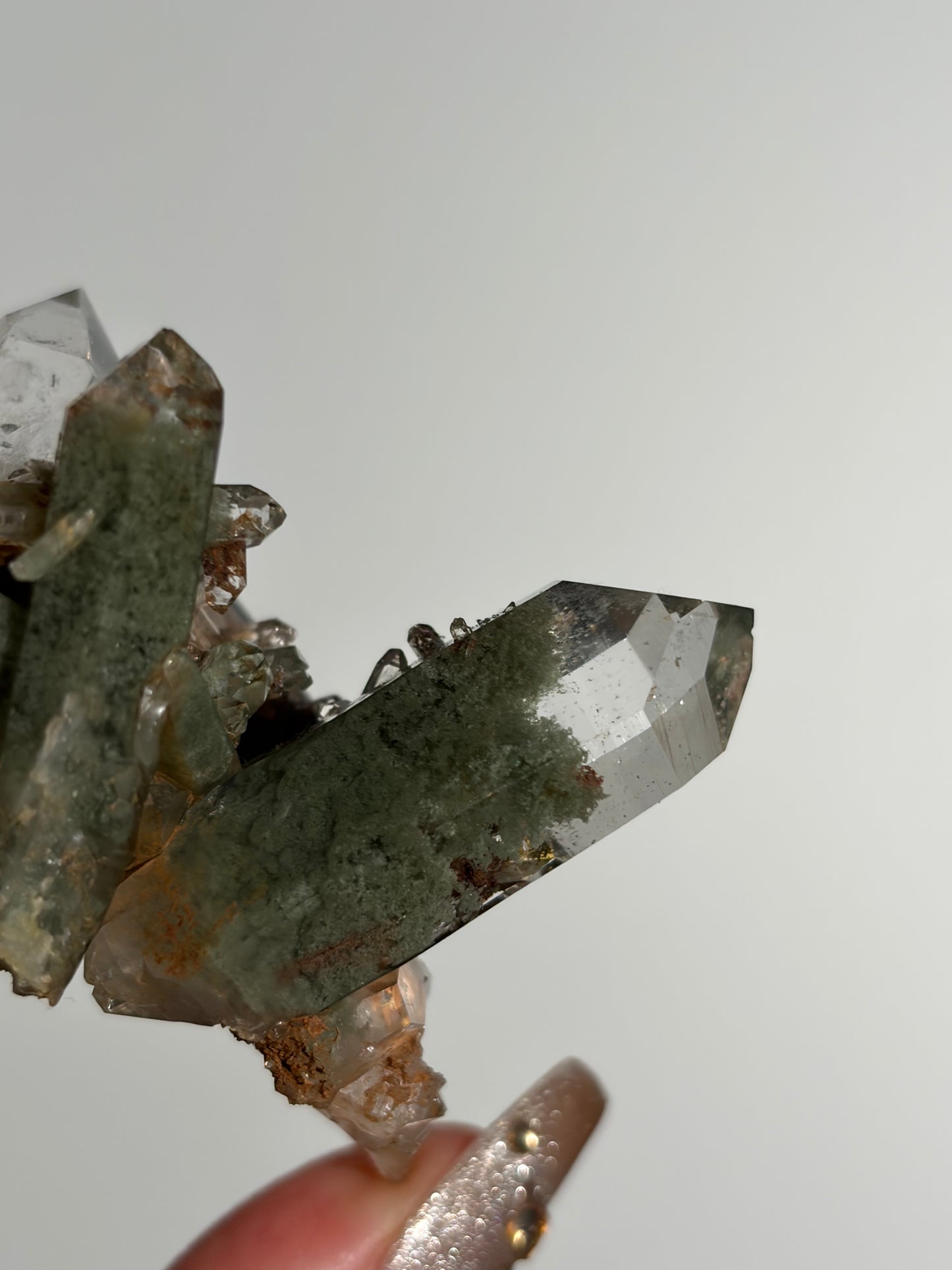 Water Clear Golden Healer Chlorite Included Quartz Specimen H