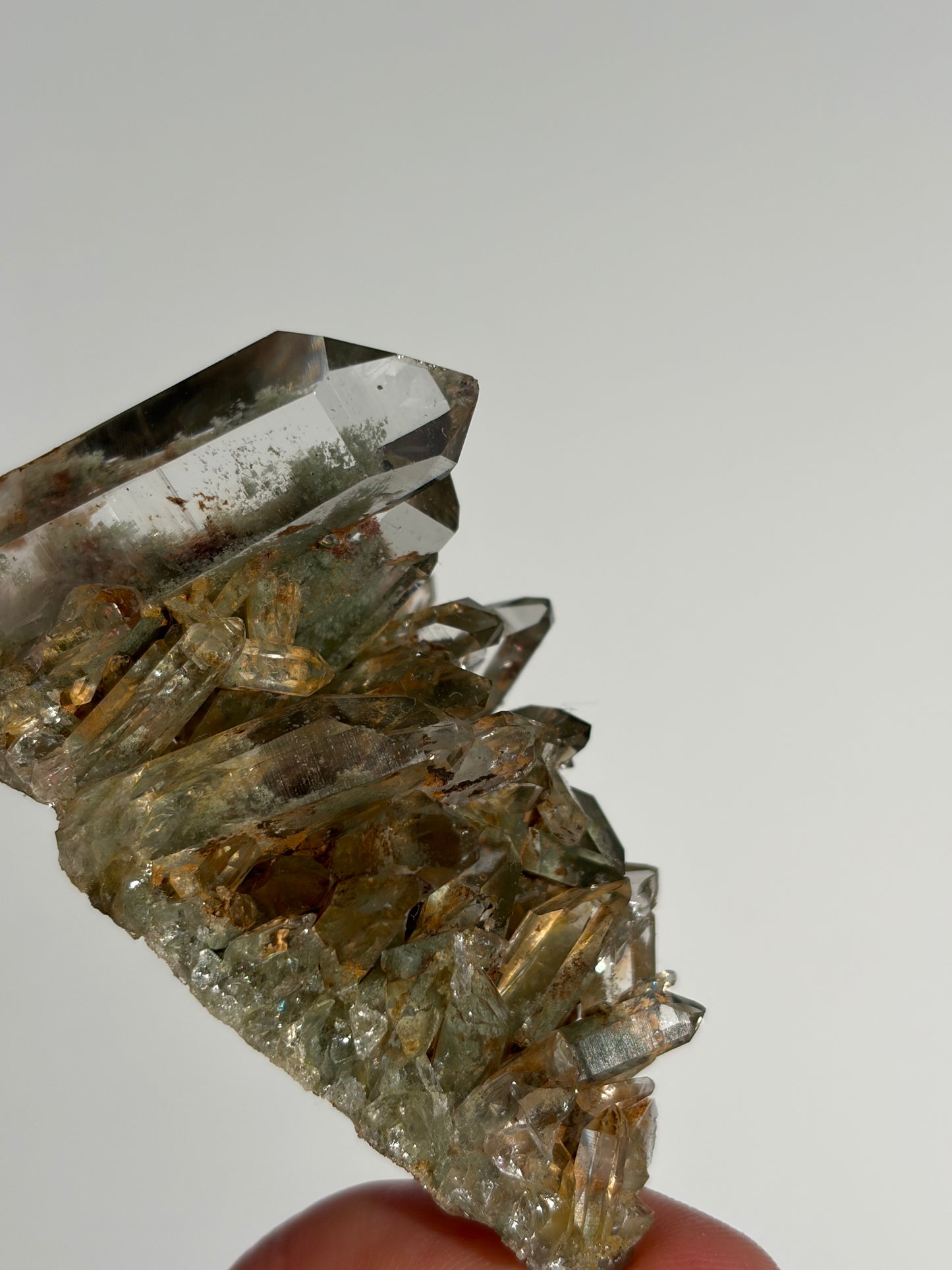 Water Clear Golden Healer Chlorite Included Quartz Specimen I