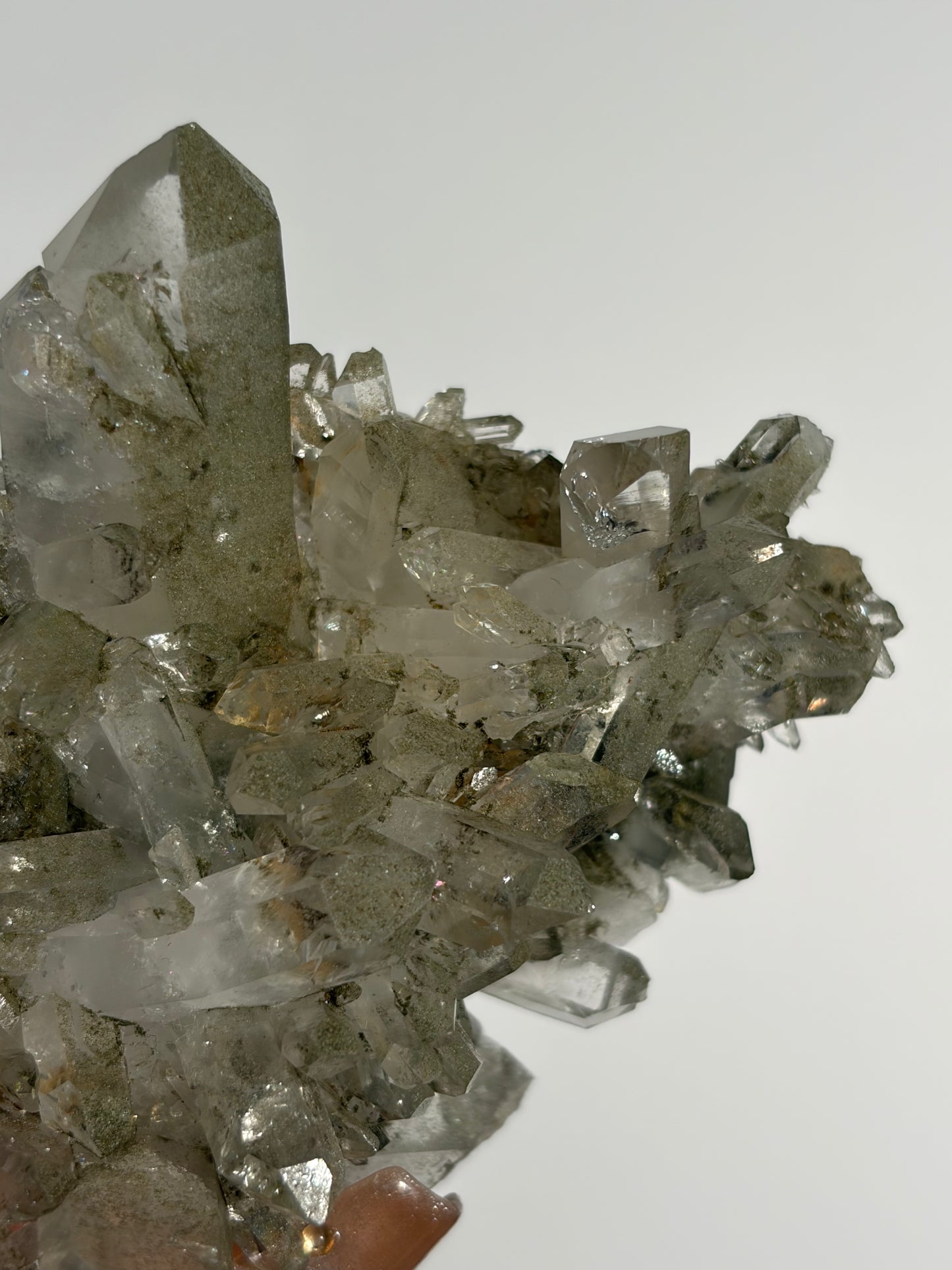 Chlorite Included Quartz Specimen J