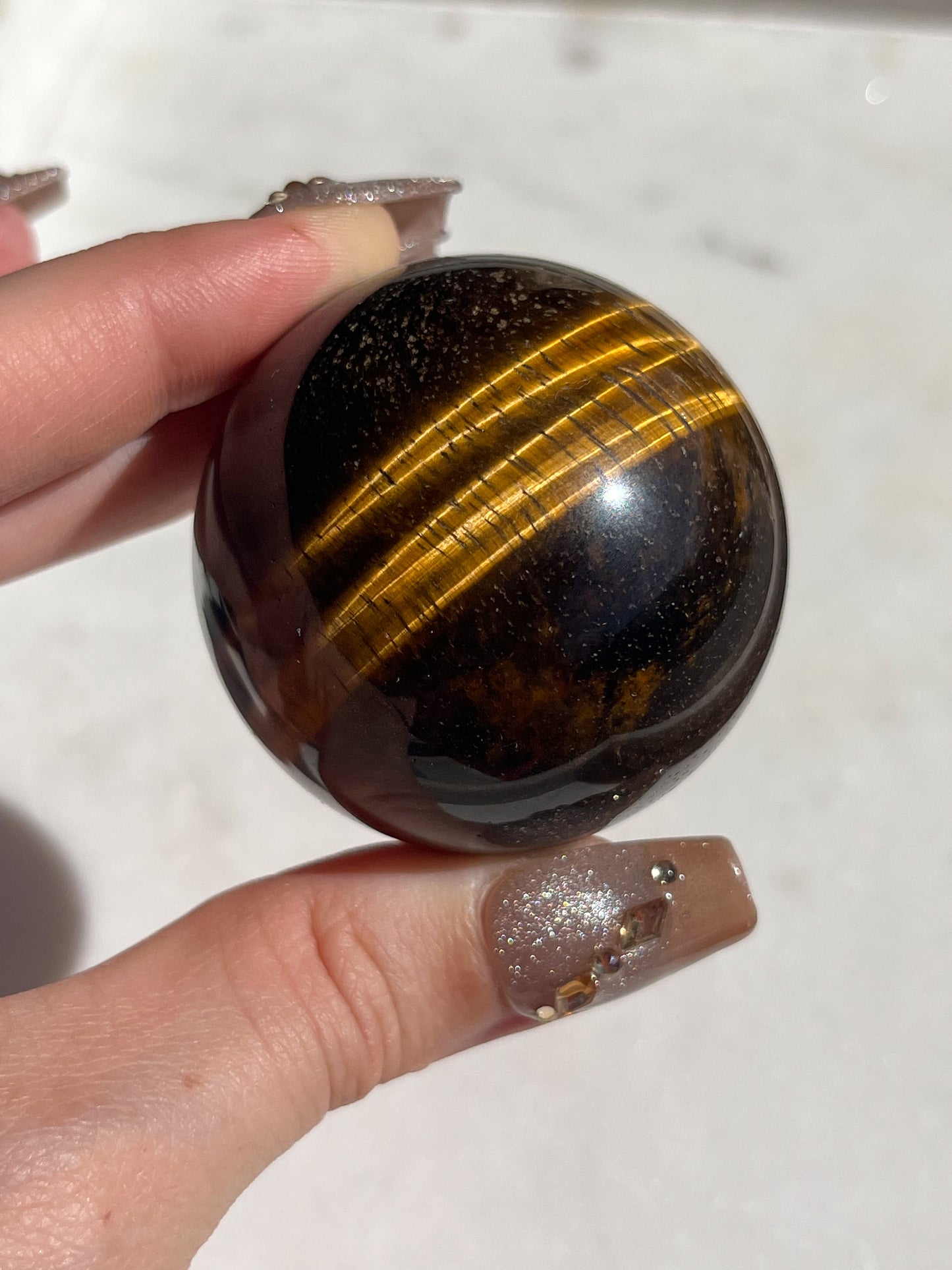 Golden Tigers Eye Sphere #B