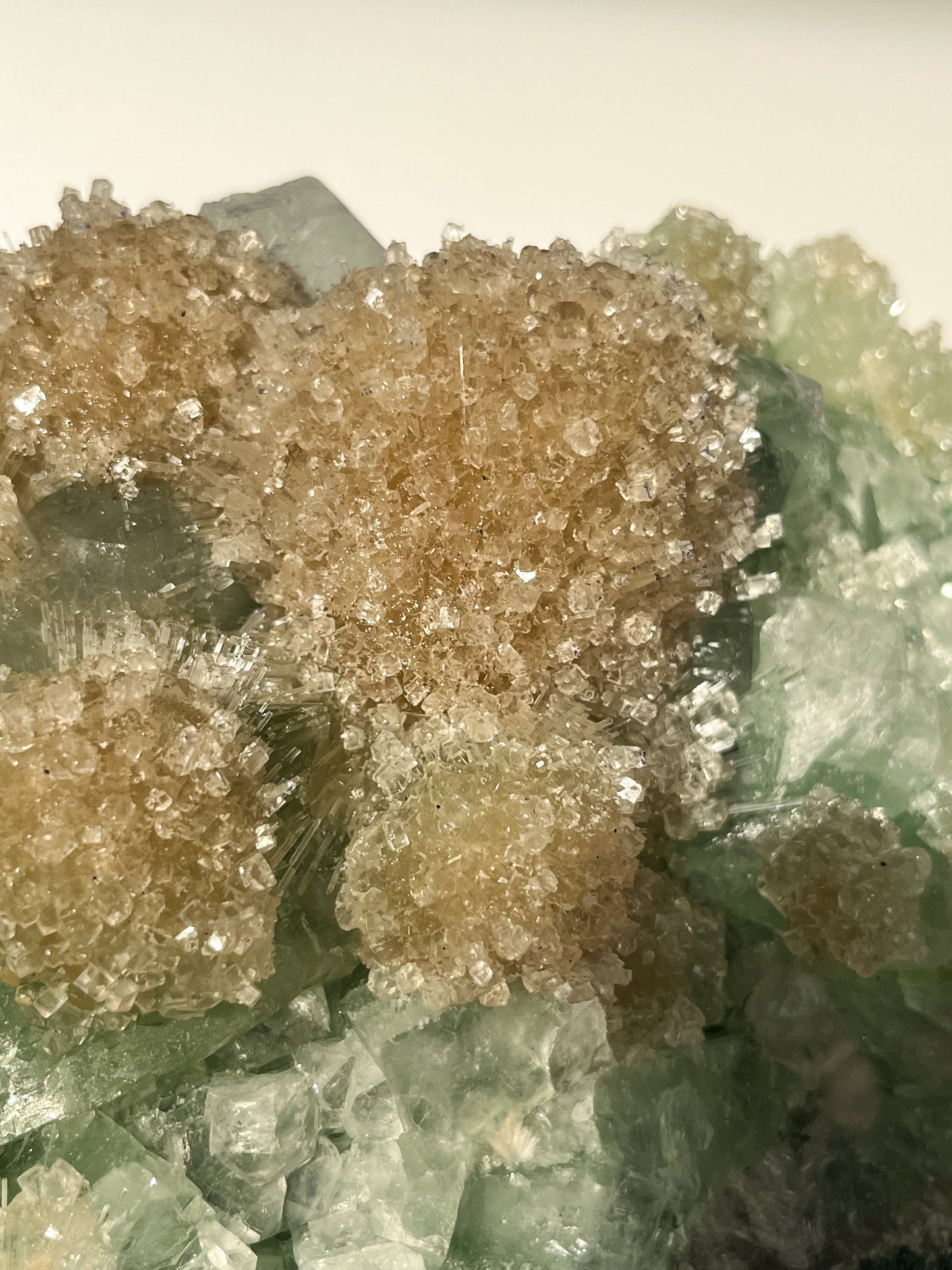 Green Apophyllite with Thomsonite, Mesolite & Calcite Specimen #26