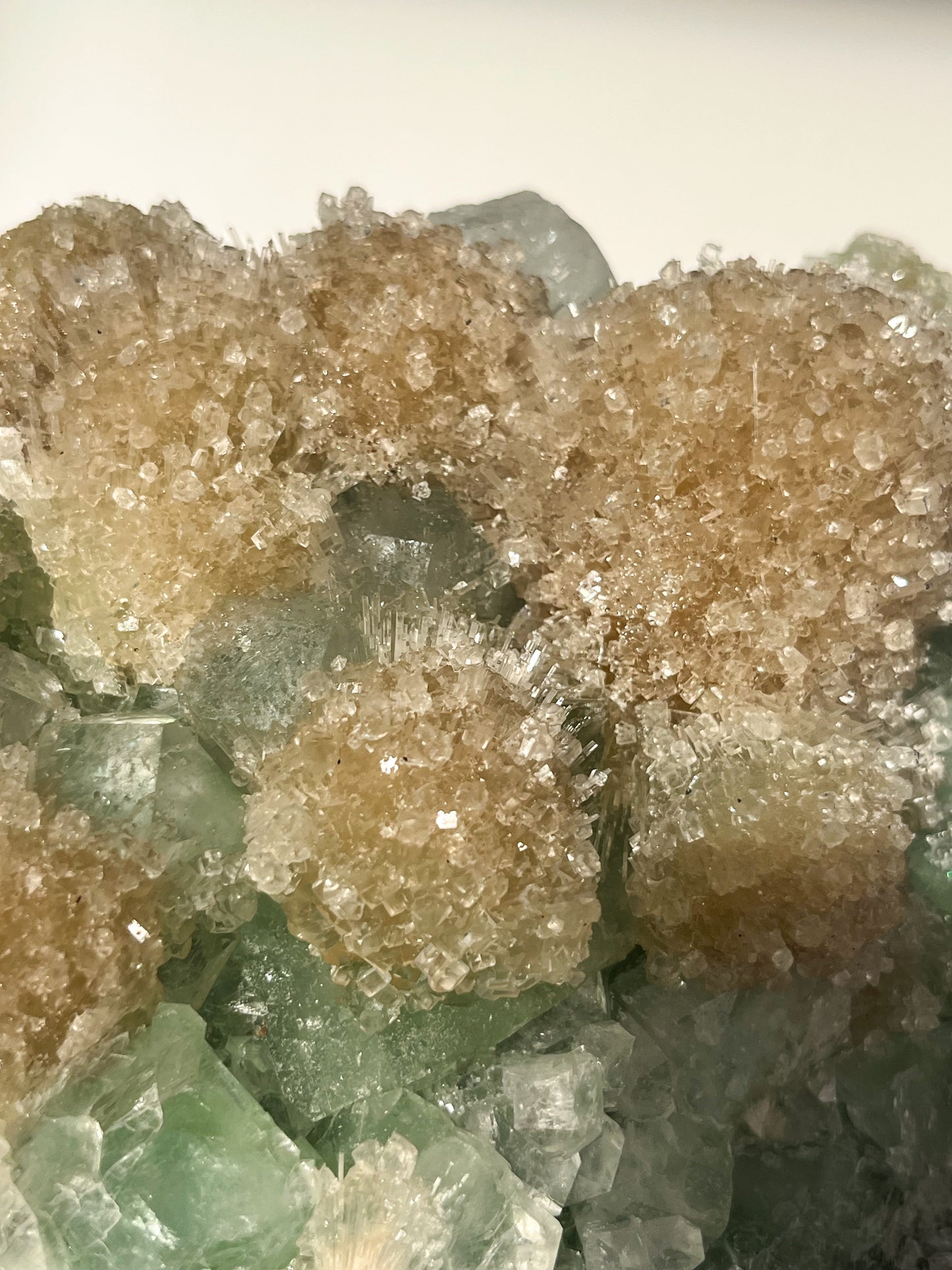 Green Apophyllite with Thomsonite, Mesolite & Calcite Specimen #26