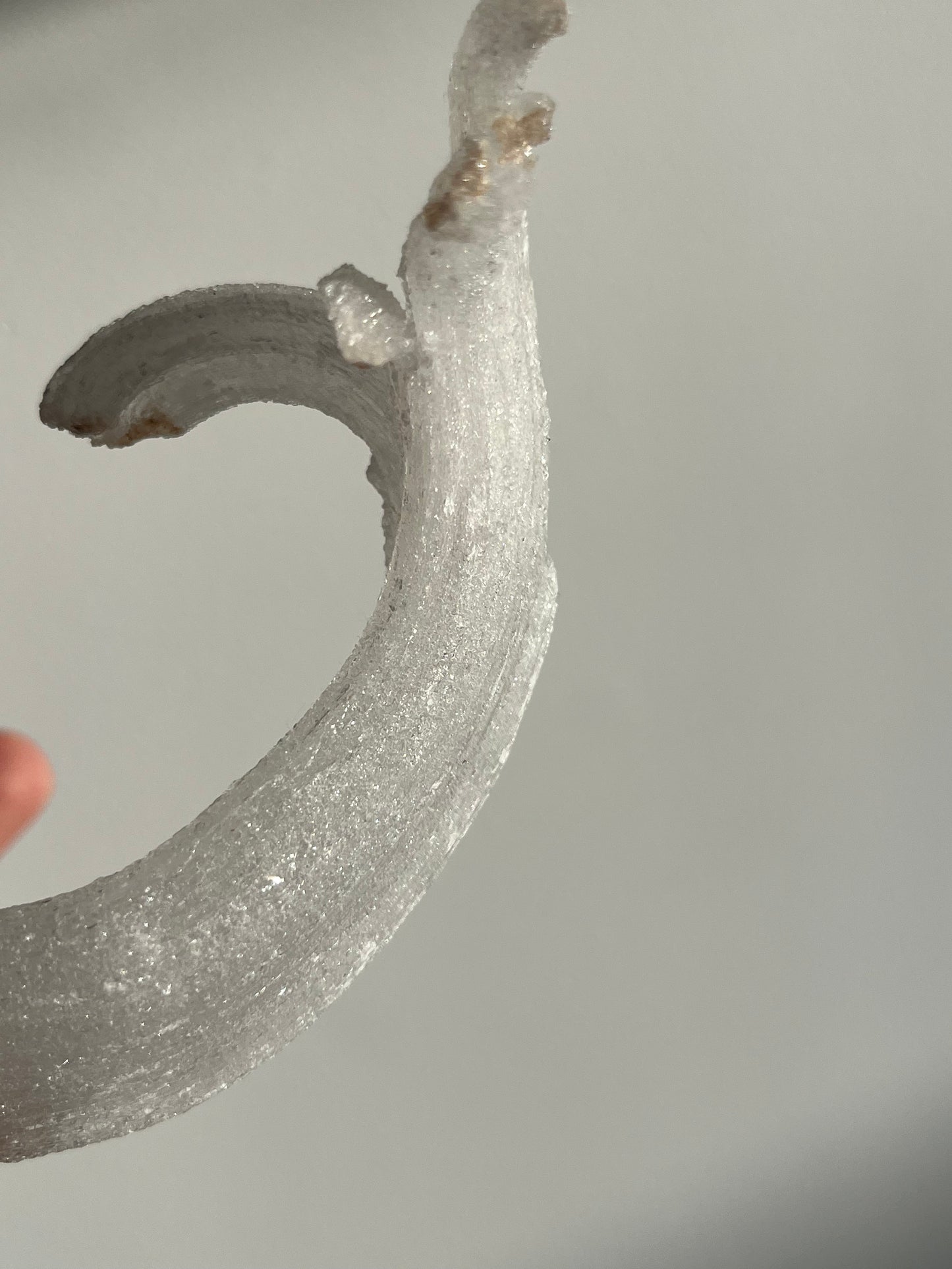 Selenite Horn Specimen A