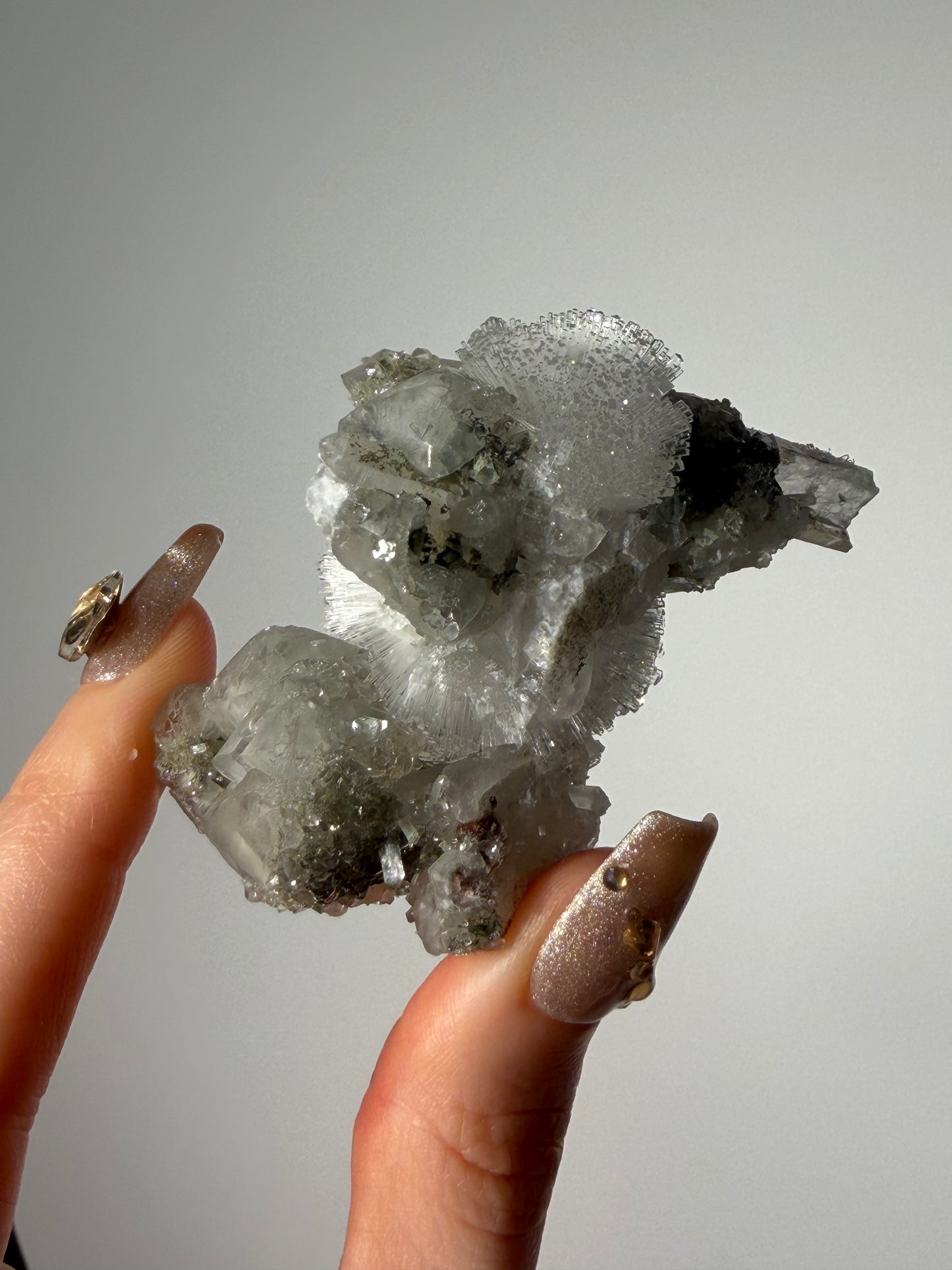 "Cupid's Bow" Natrolite Specimen A