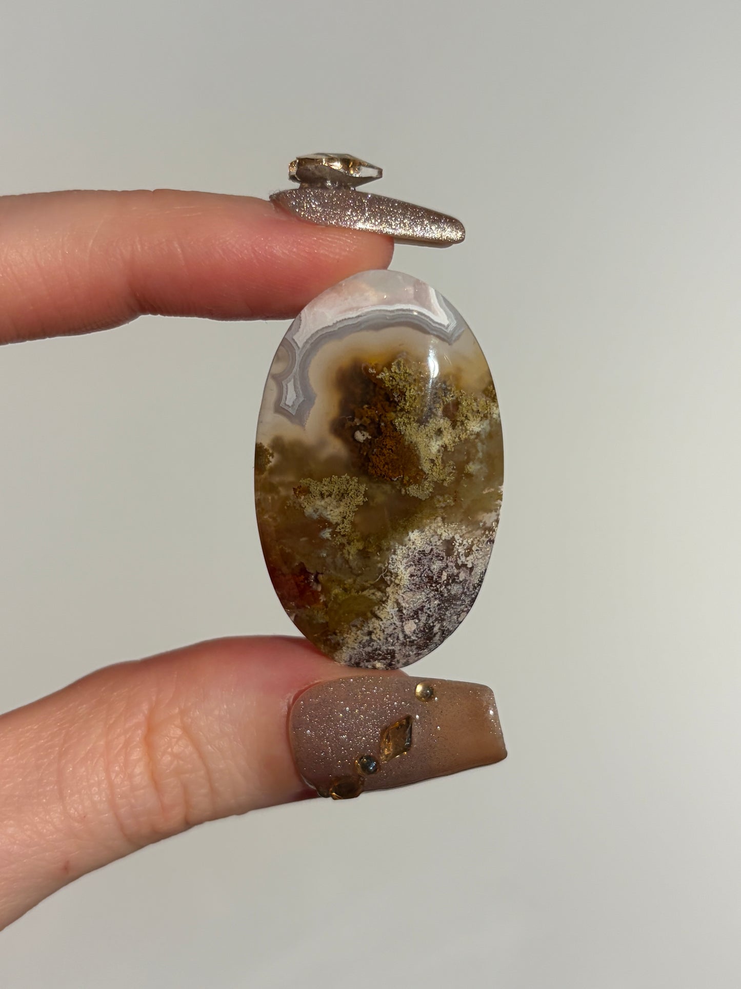 Nebula Agate Cabochon B