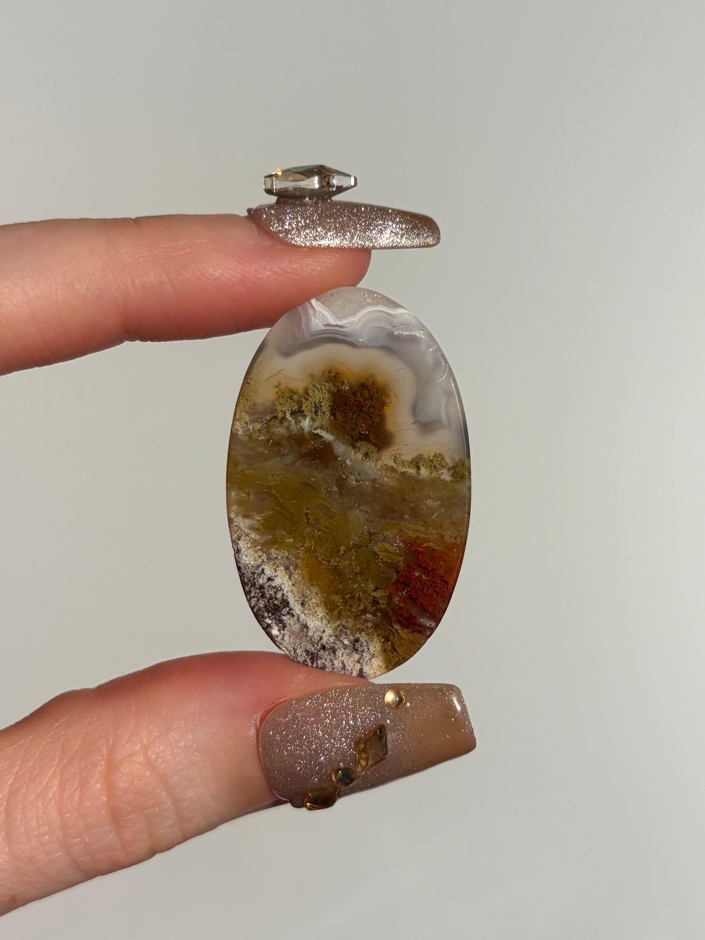 Nebula Agate Cabochon B