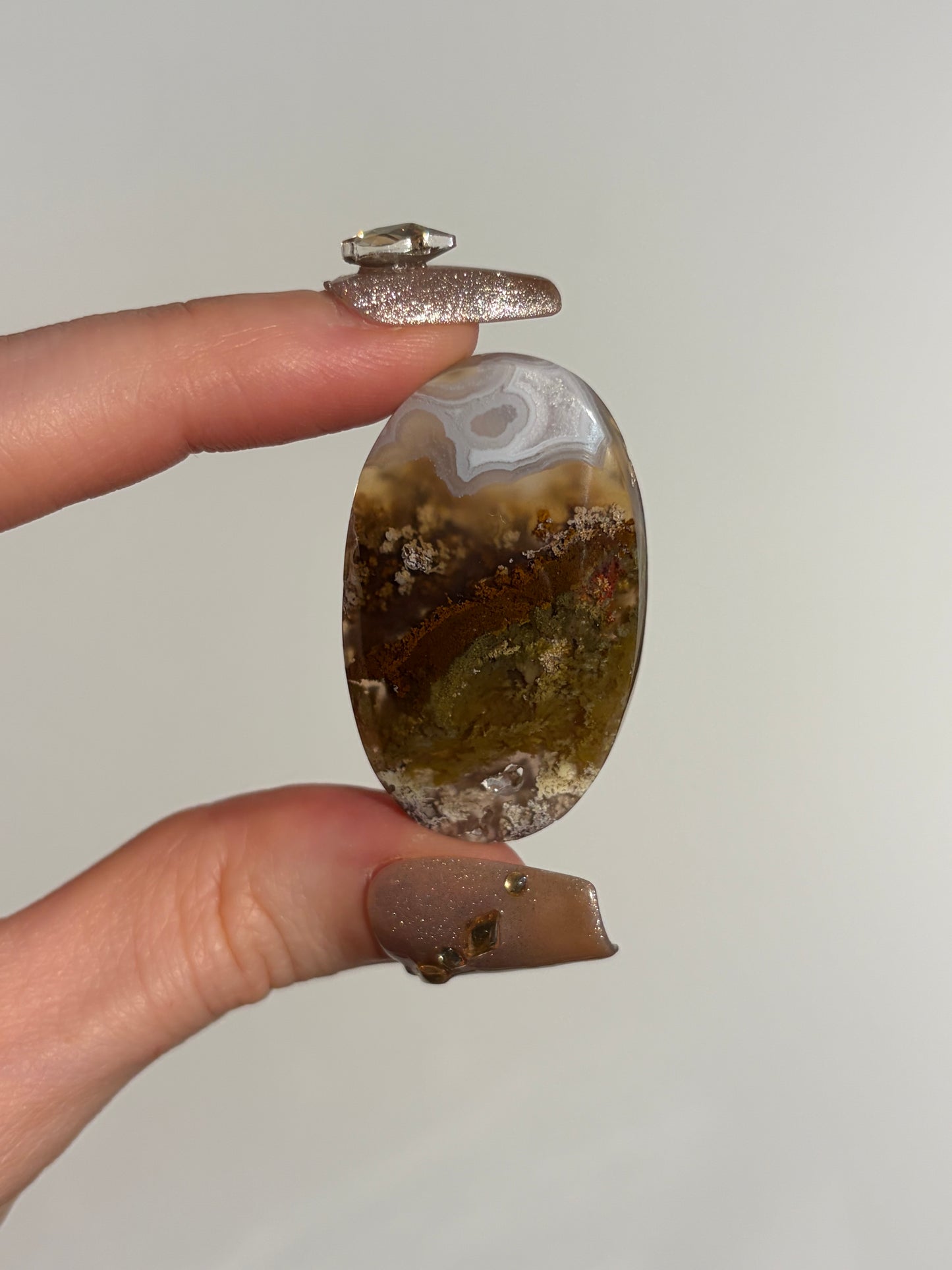Nebula Agate Cabochon H