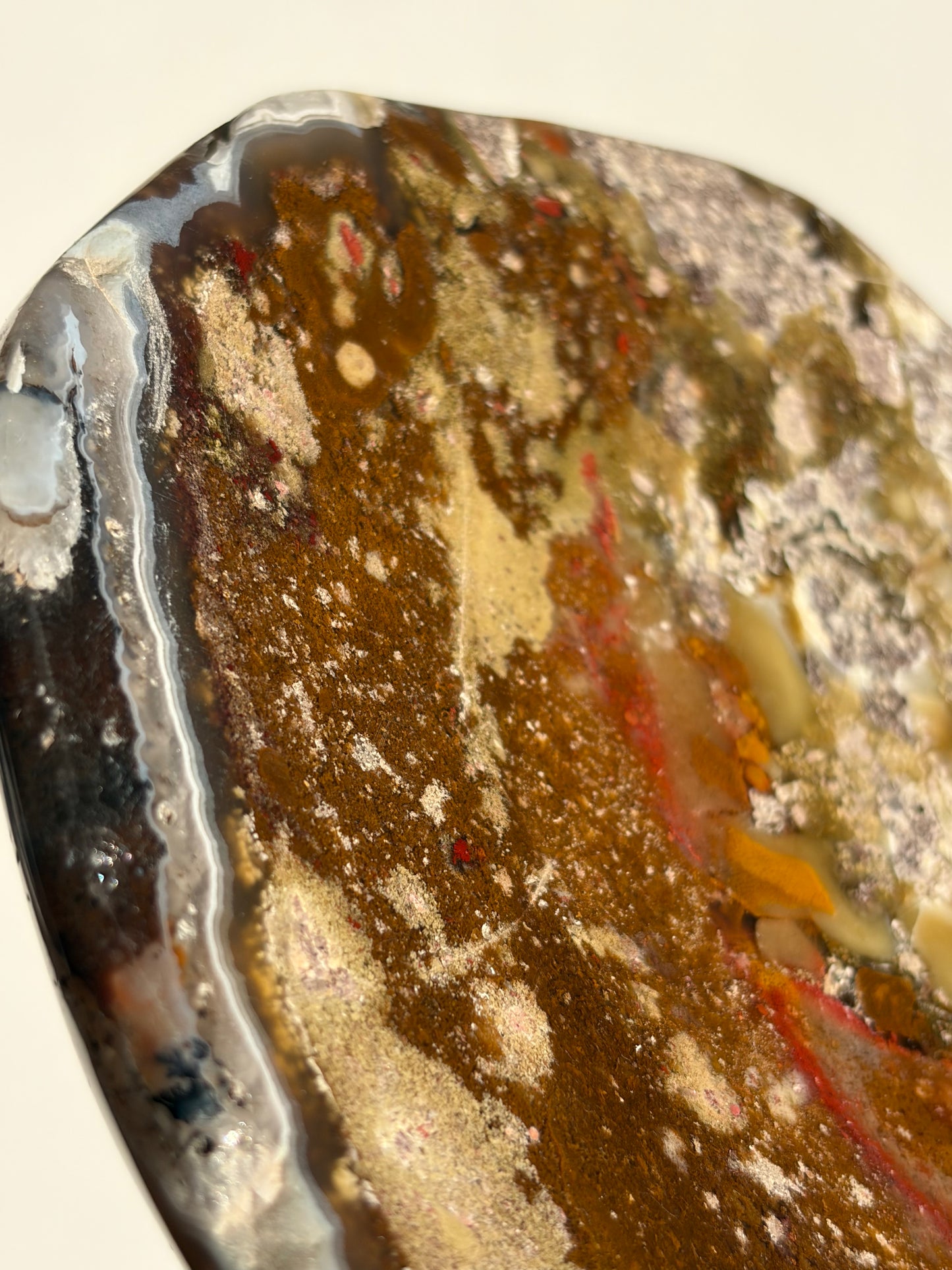 Nebula Agate Crystal Trinket Platter B