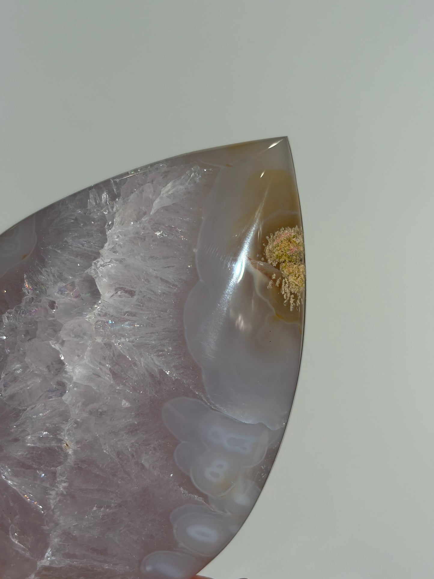 Amethyst Jelly Orbicular Nebula Agate Flame Carving B