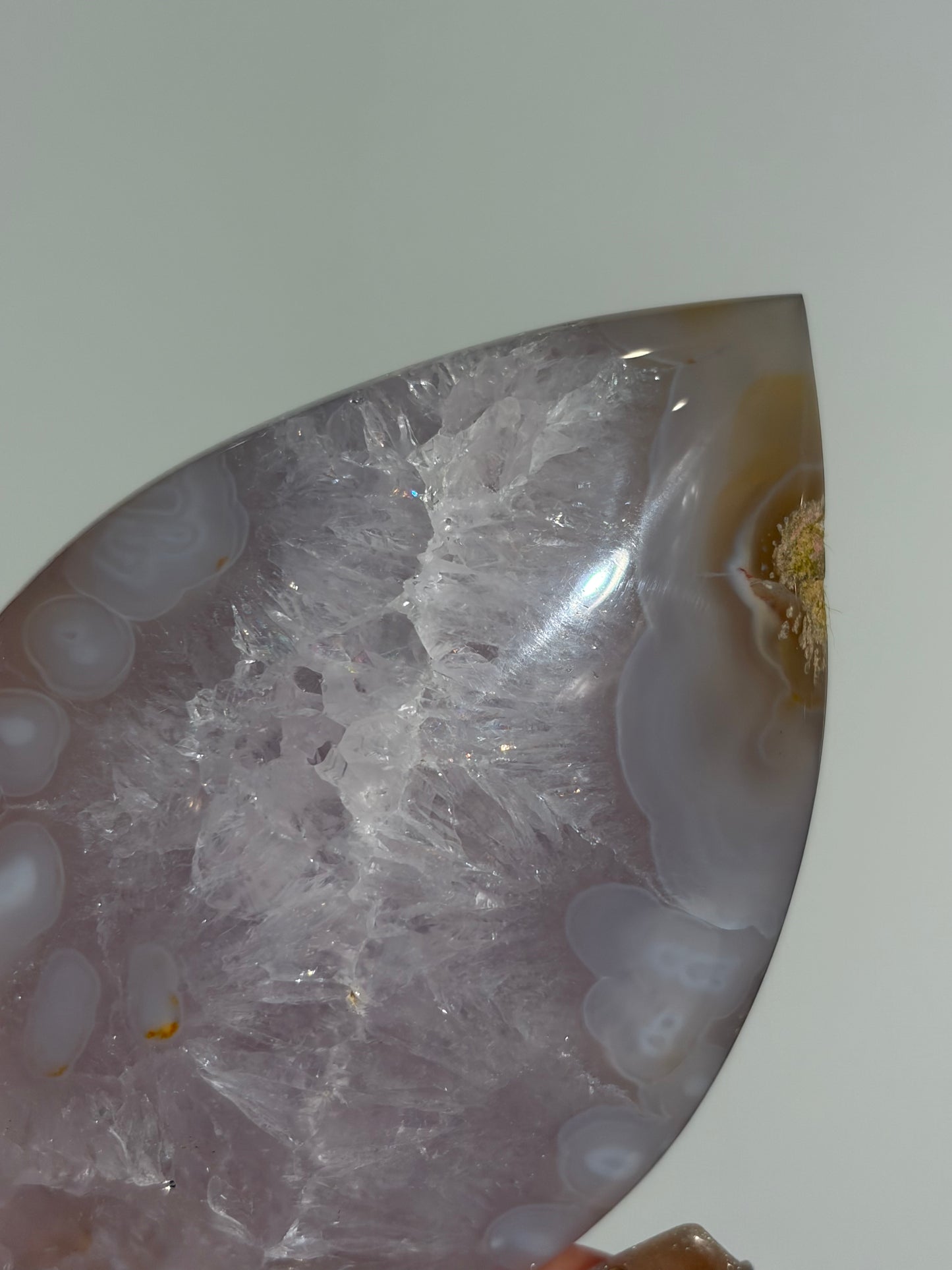 Amethyst Jelly Orbicular Nebula Agate Flame Carving B