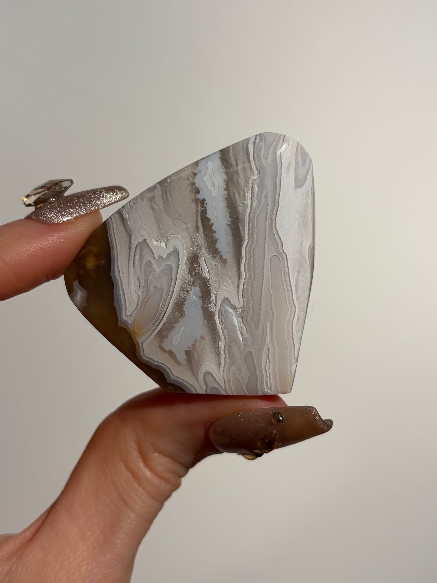 Orbicular Nebula Agate Freeform D