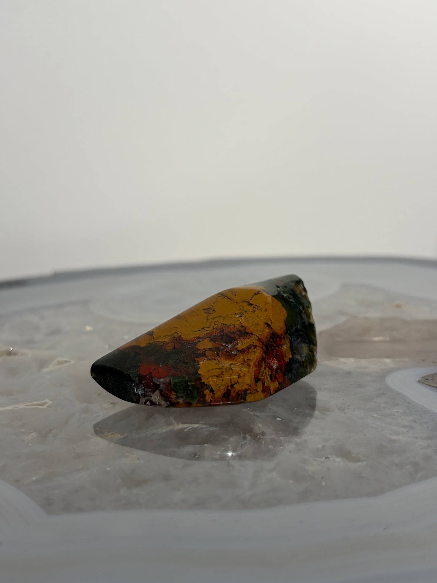 Nebula Agate with Multicoloured Moss Freeform I