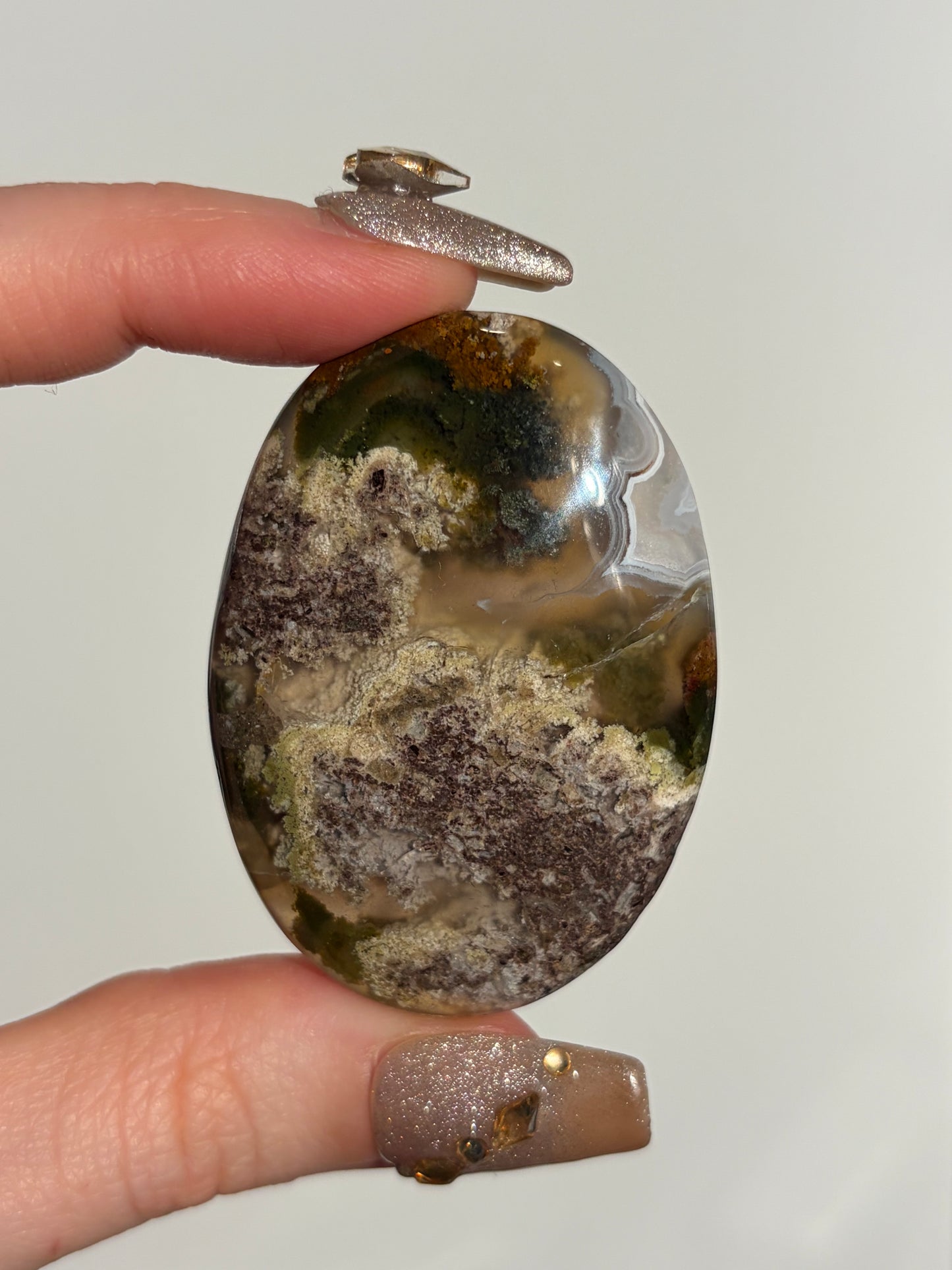Nebula Agate Palmstone B