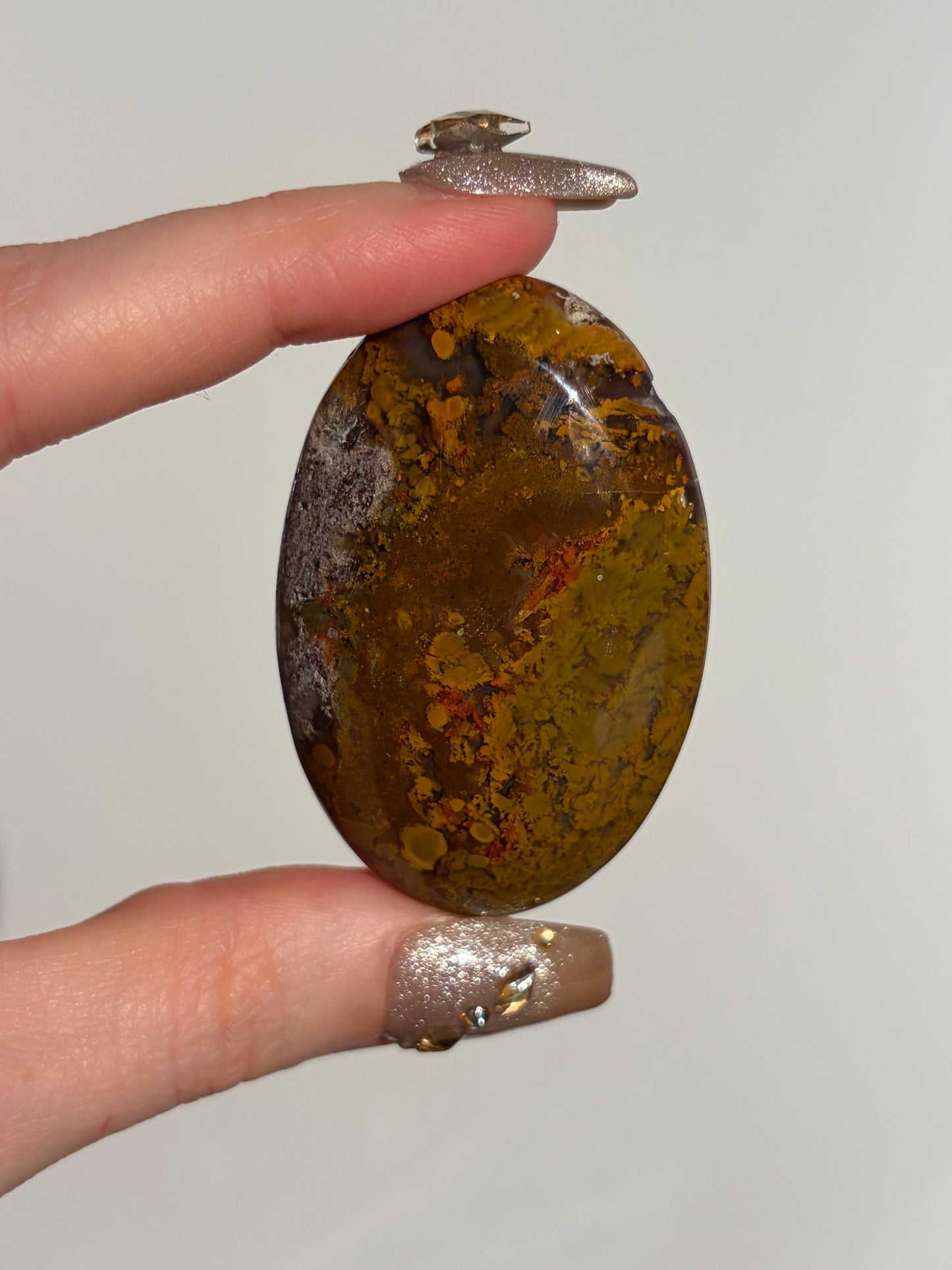 Nebula Agate Palmstone C