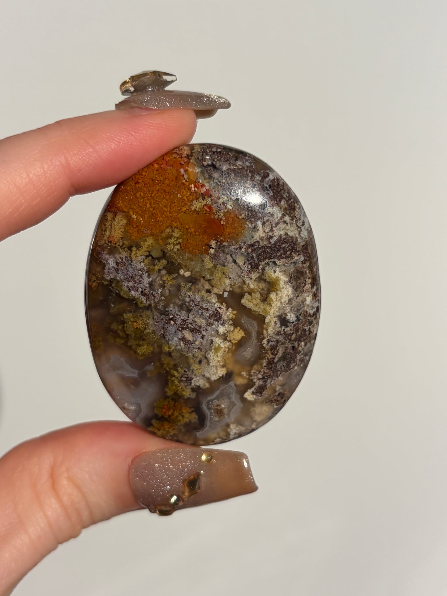 Nebula Agate Palmstone D
