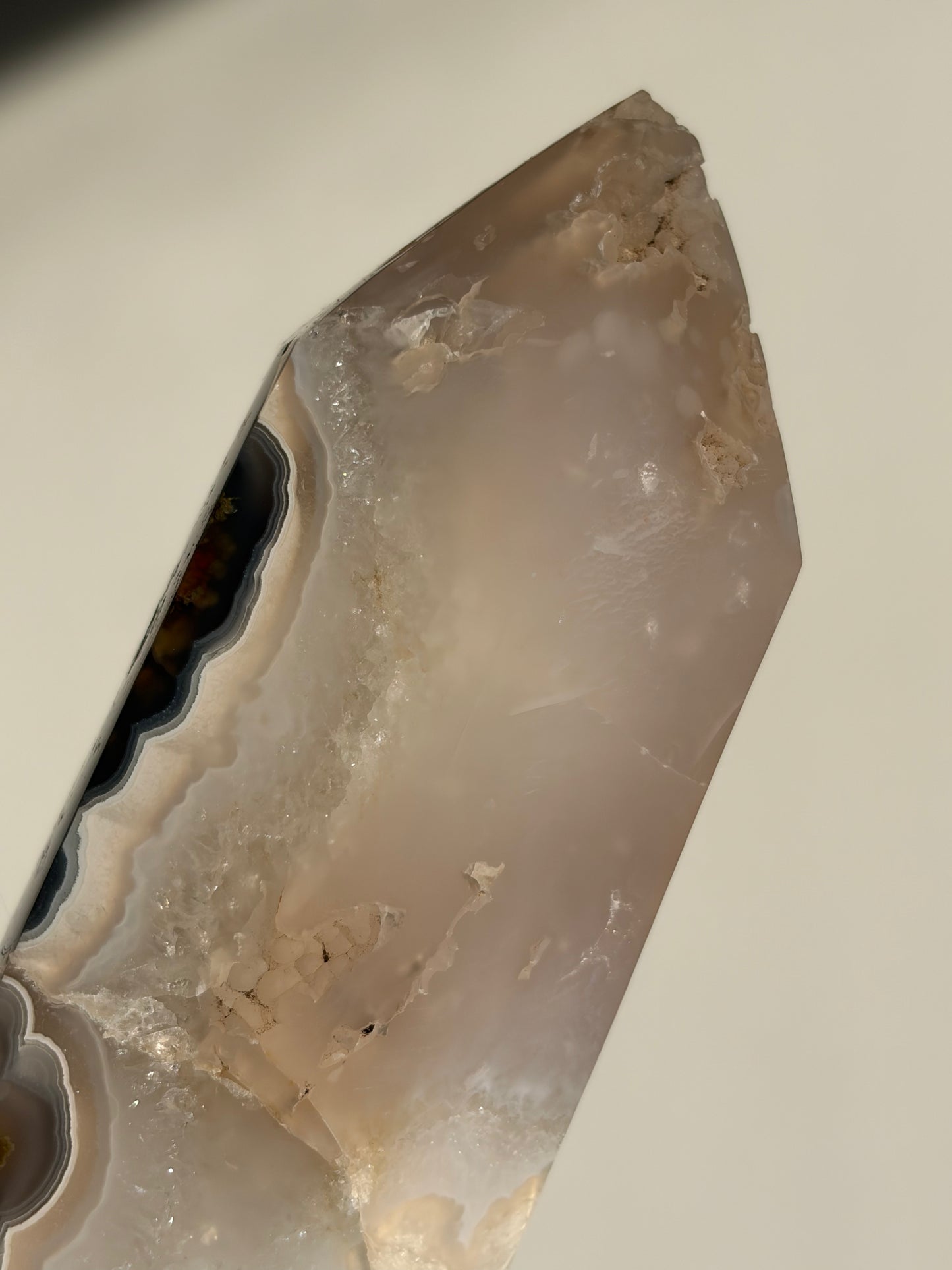 “Celestial Blooms” Nebula Agate Axis Statement Tower A