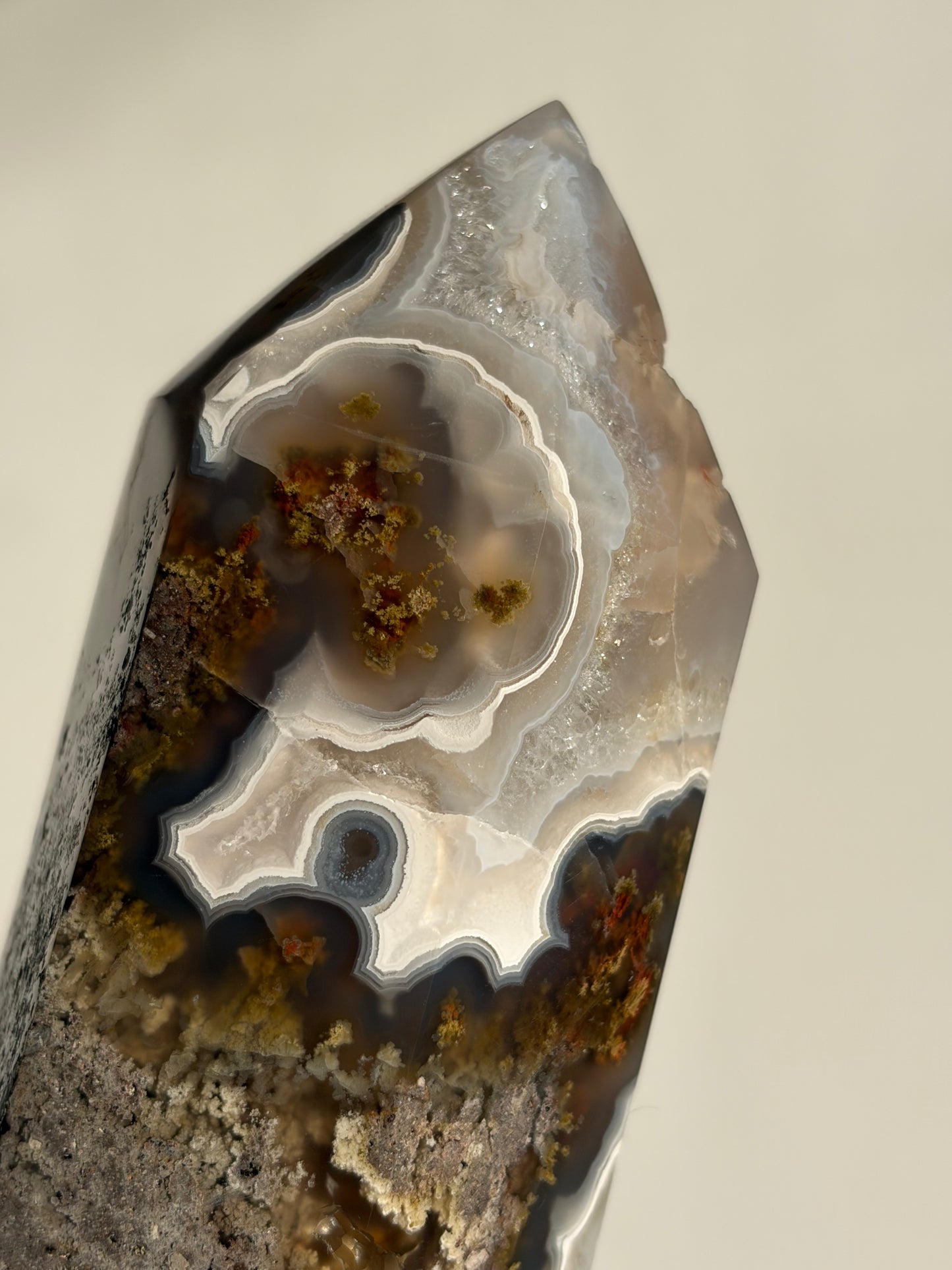 “A Path of Light” Nebula Agate Axis Statement Tower B