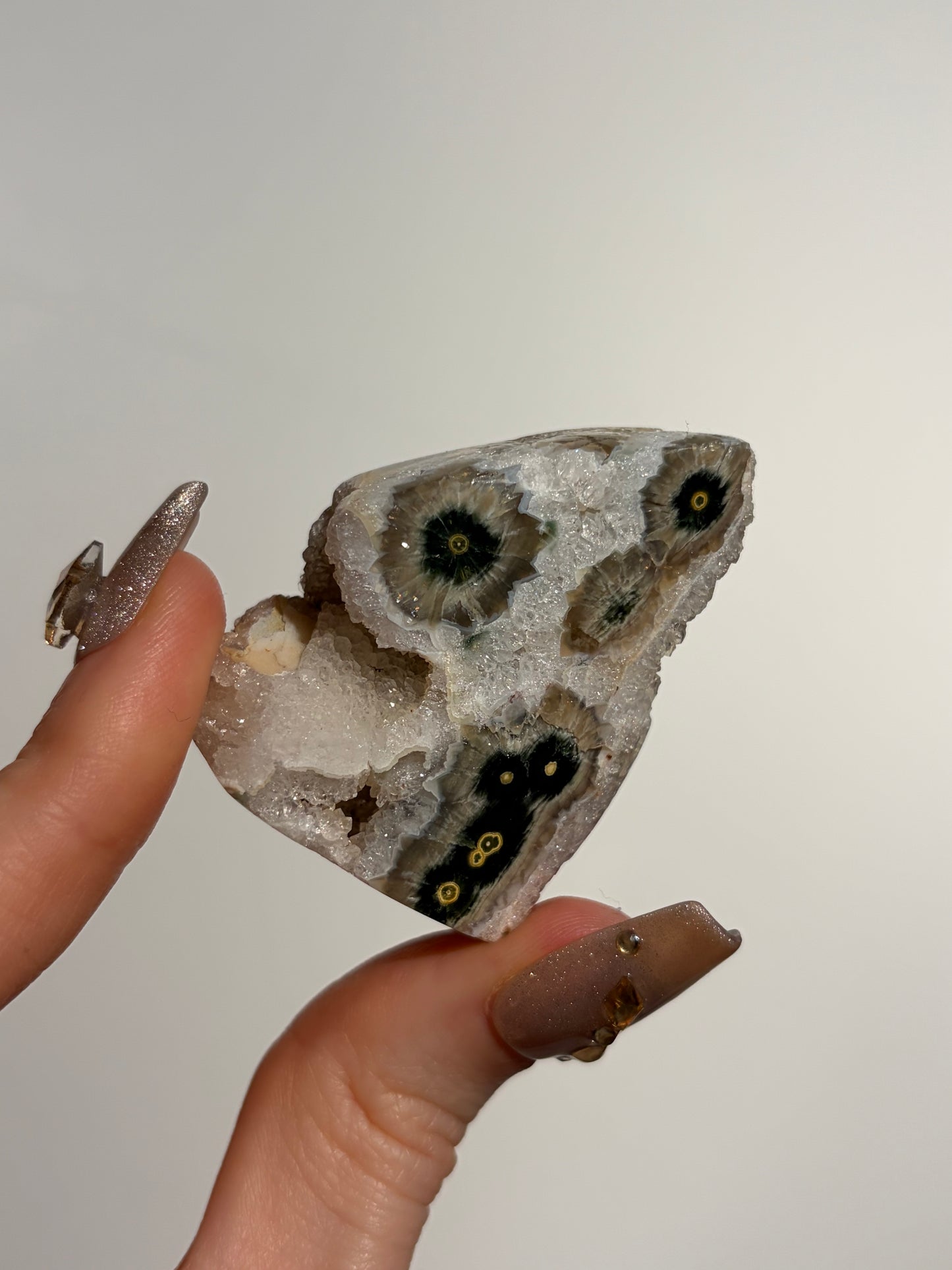 Druzy Orbicular Jasper Miniature Freeform E