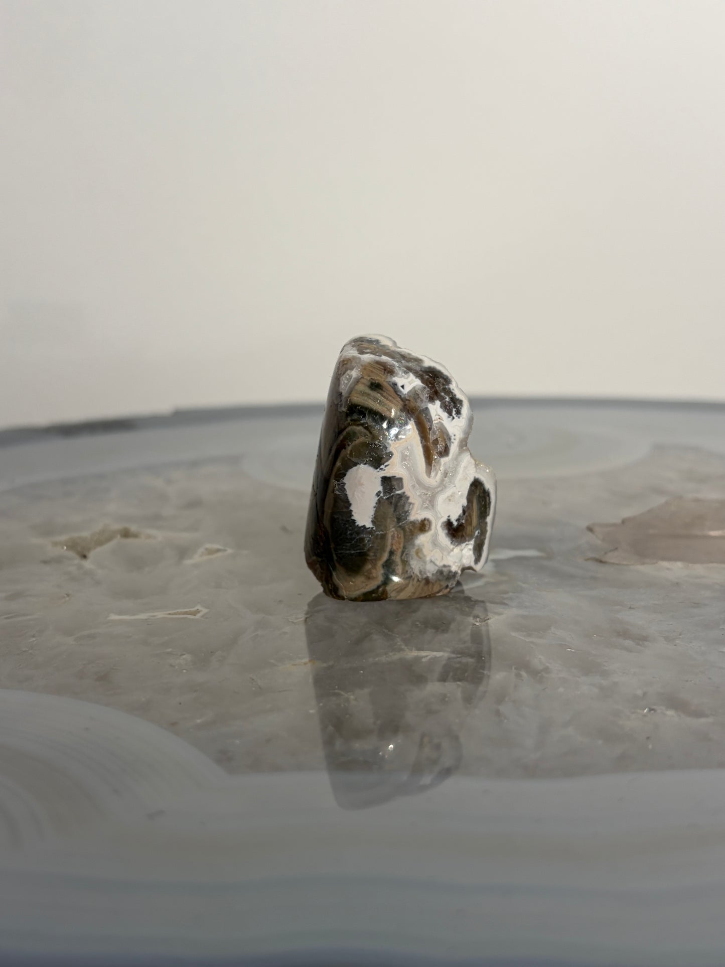 Druzy Orbicular Jasper Miniature Freeform H