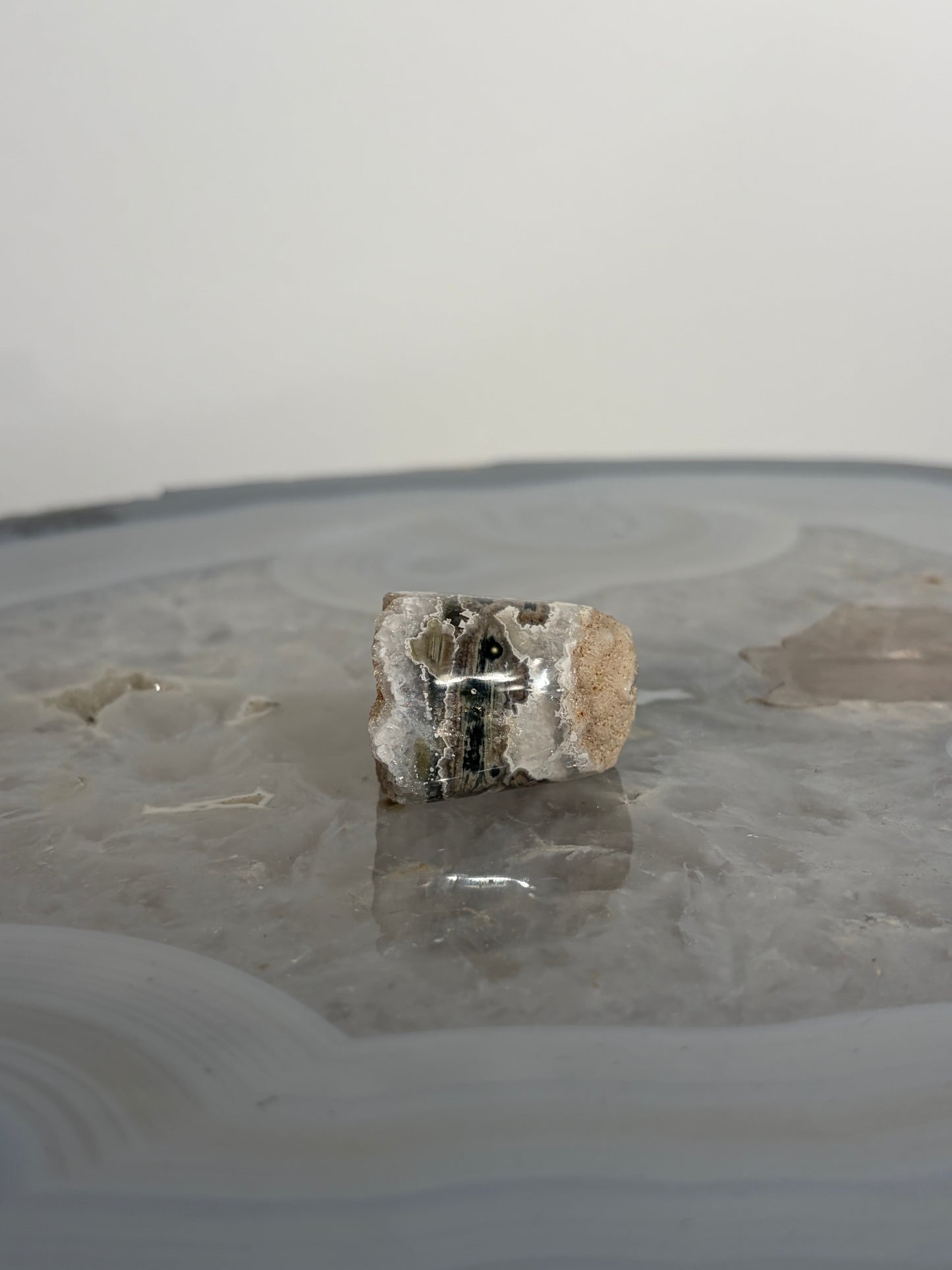 Druzy Orbicular Jasper Miniature Freeform J