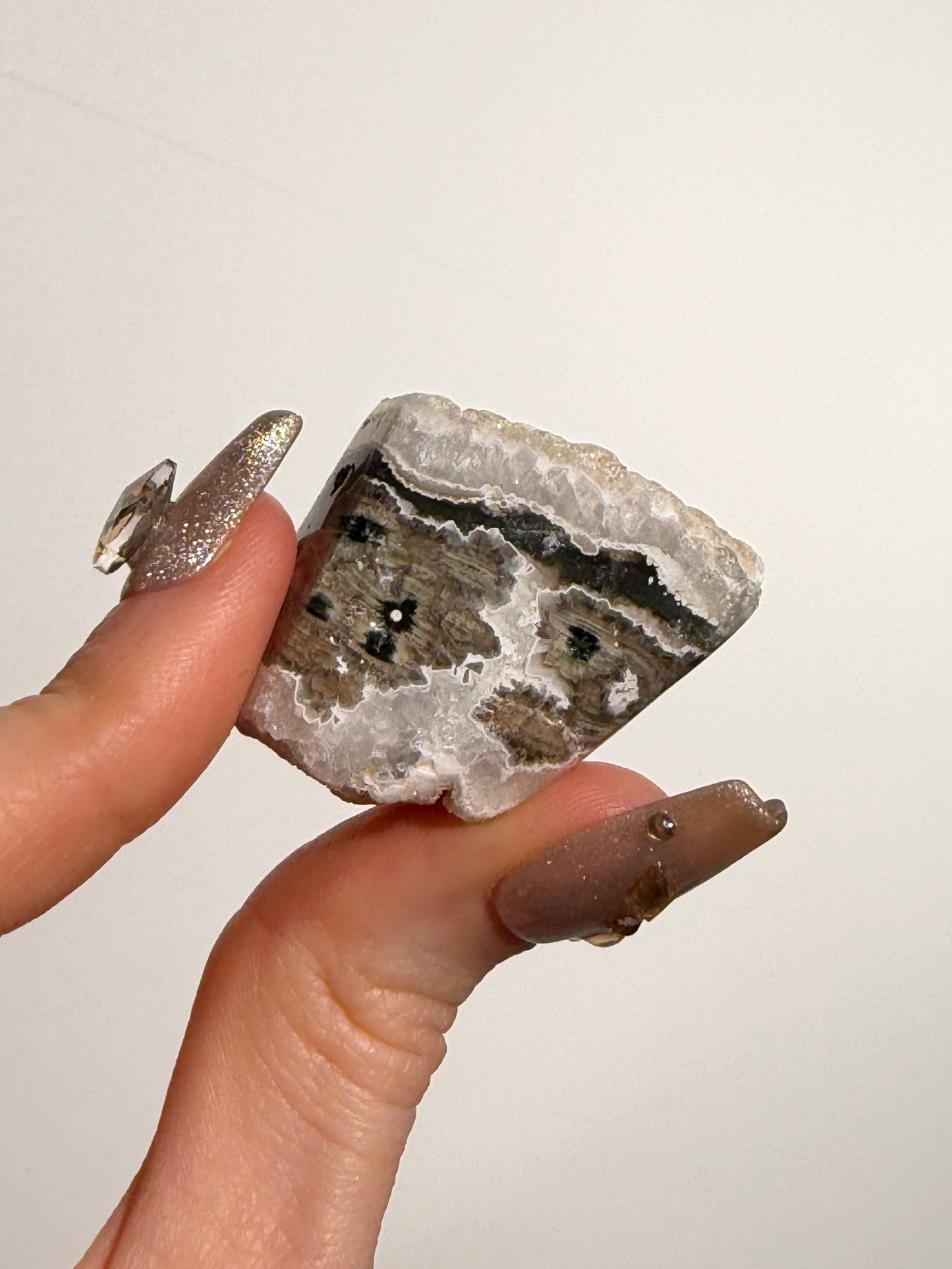 Druzy Orbicular Jasper Miniature Freeform J