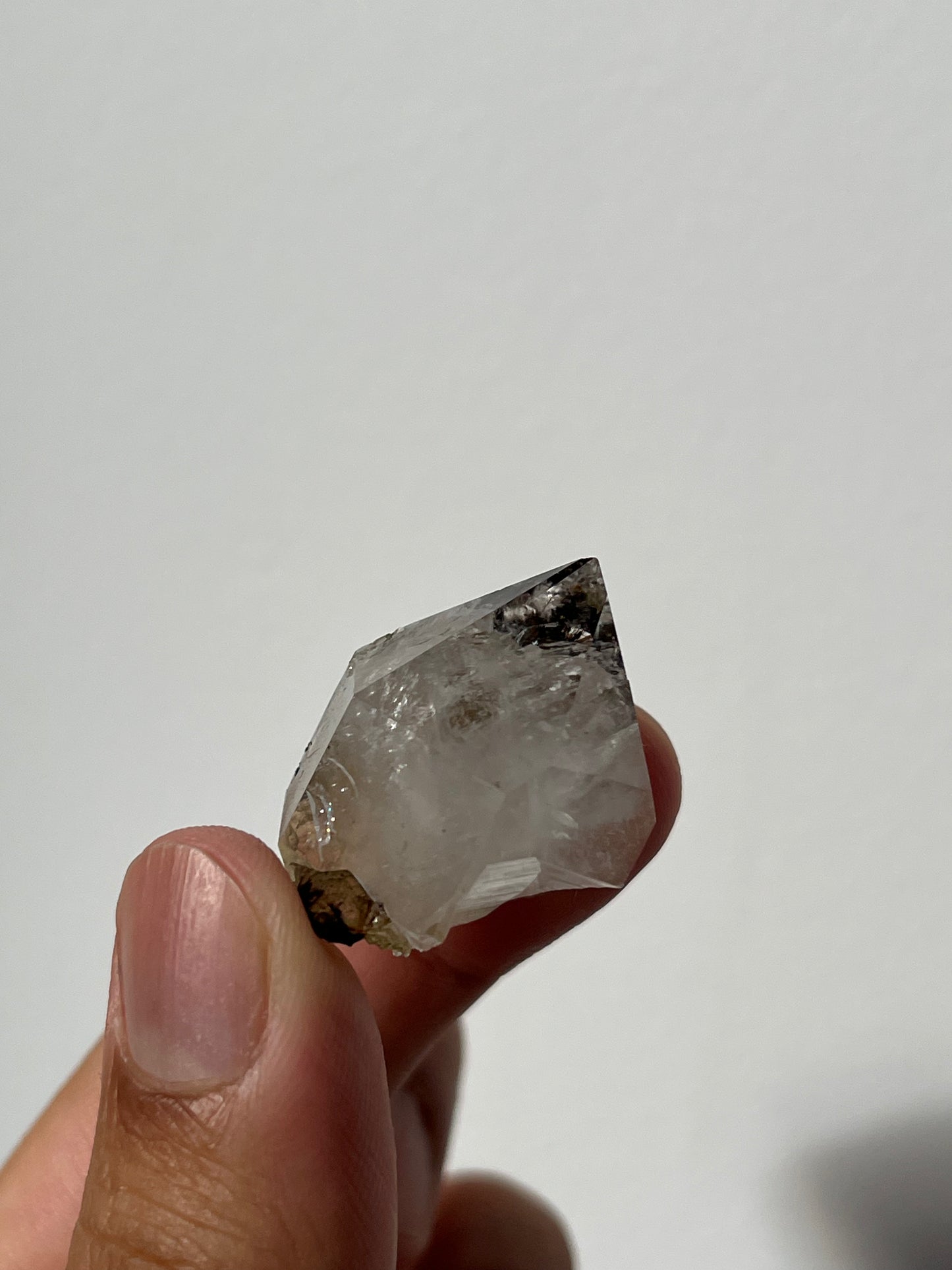 Old Stock Anhui Garden Hematite Included Quartz Specimen P