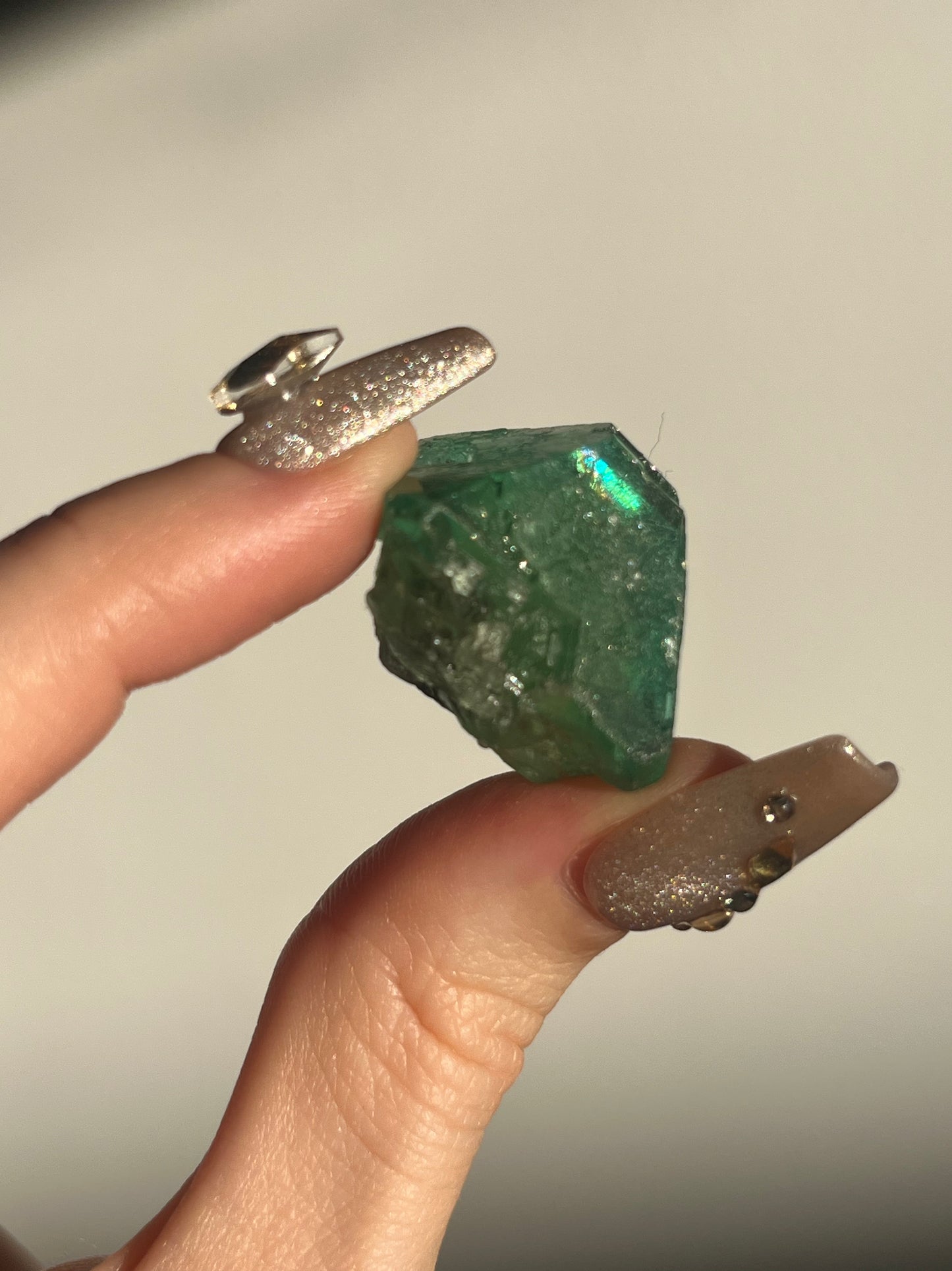 Peruvian Green Fluorite and Pyrite Specimen A