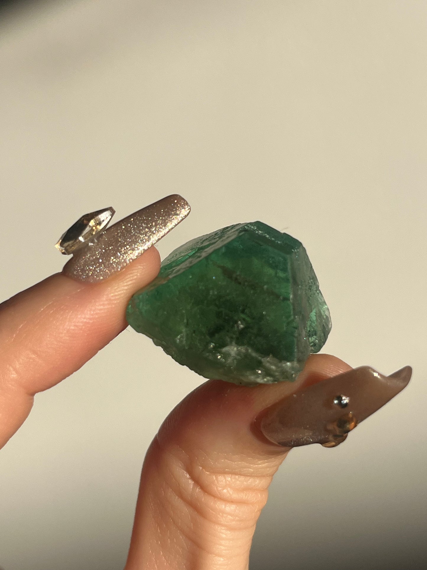 Peruvian Green Fluorite and Pyrite Specimen A