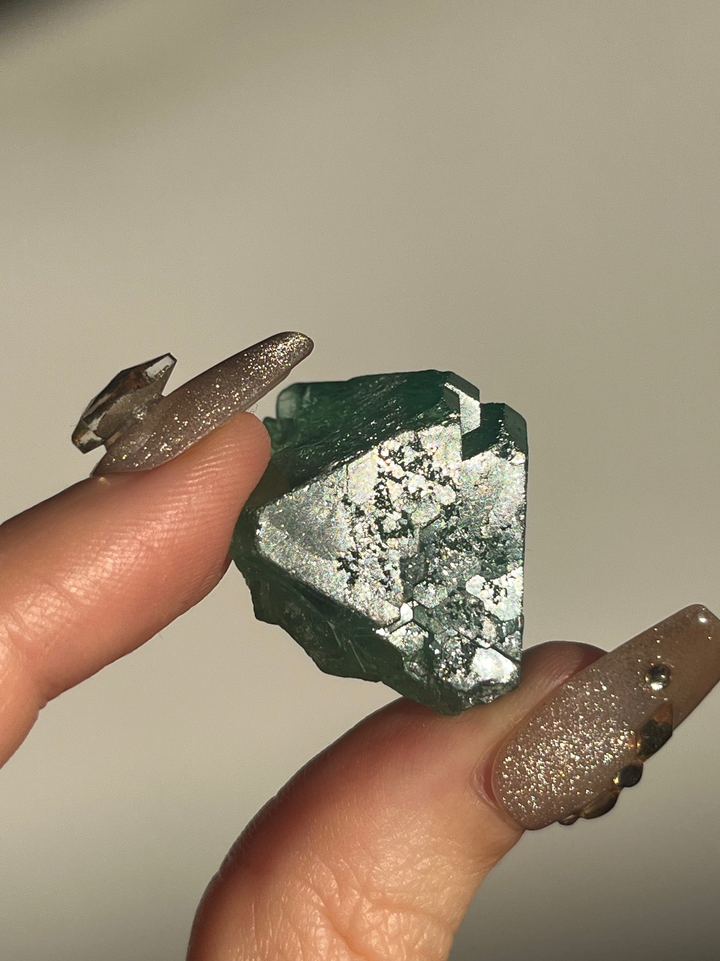 Peruvian Green Fluorite and Pyrite Specimen A