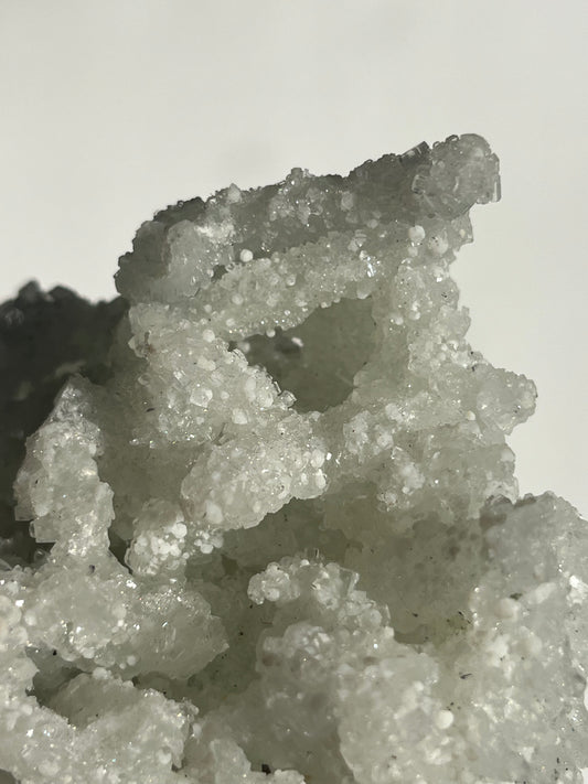Prehnite on Laumontite with Apophyllite and Gyrolite Specimen A