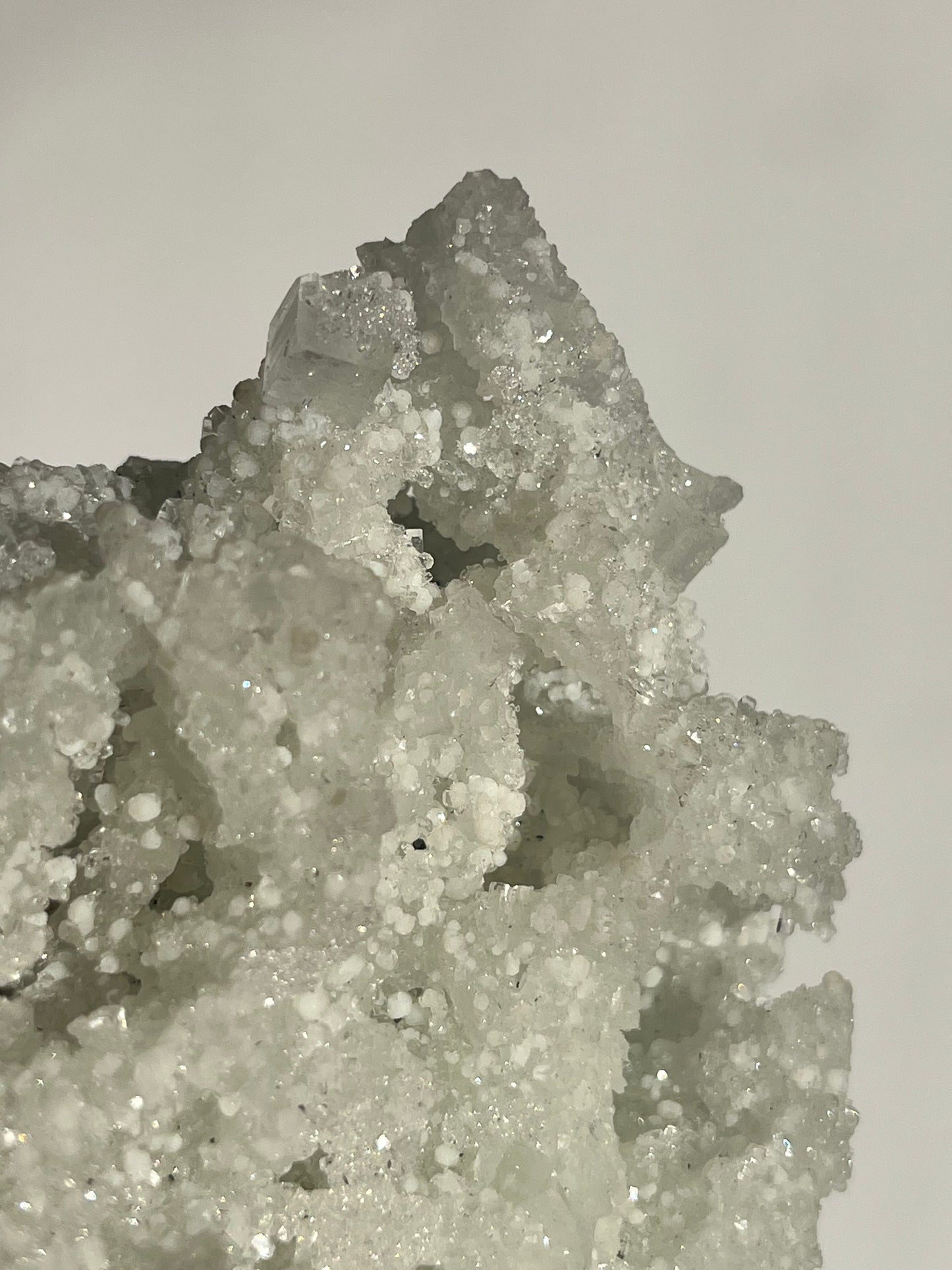 Prehnite on Laumontite with Apophyllite and Gyrolite Specimen B