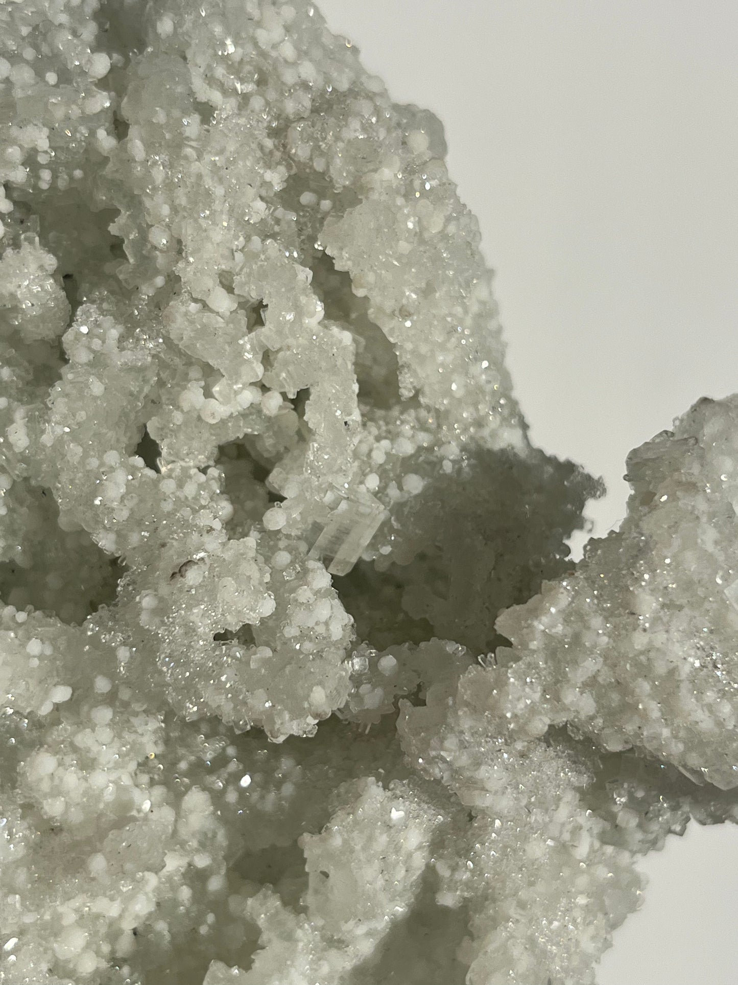 Prehnite on Laumontite with Apophyllite and Gyrolite Specimen C