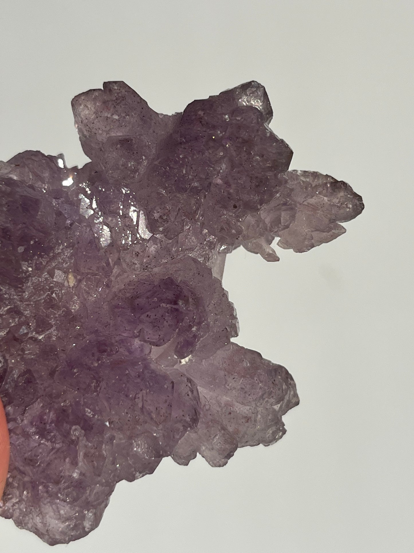 Sceptre Amethyst Flower Formation with Calcite Specimen B