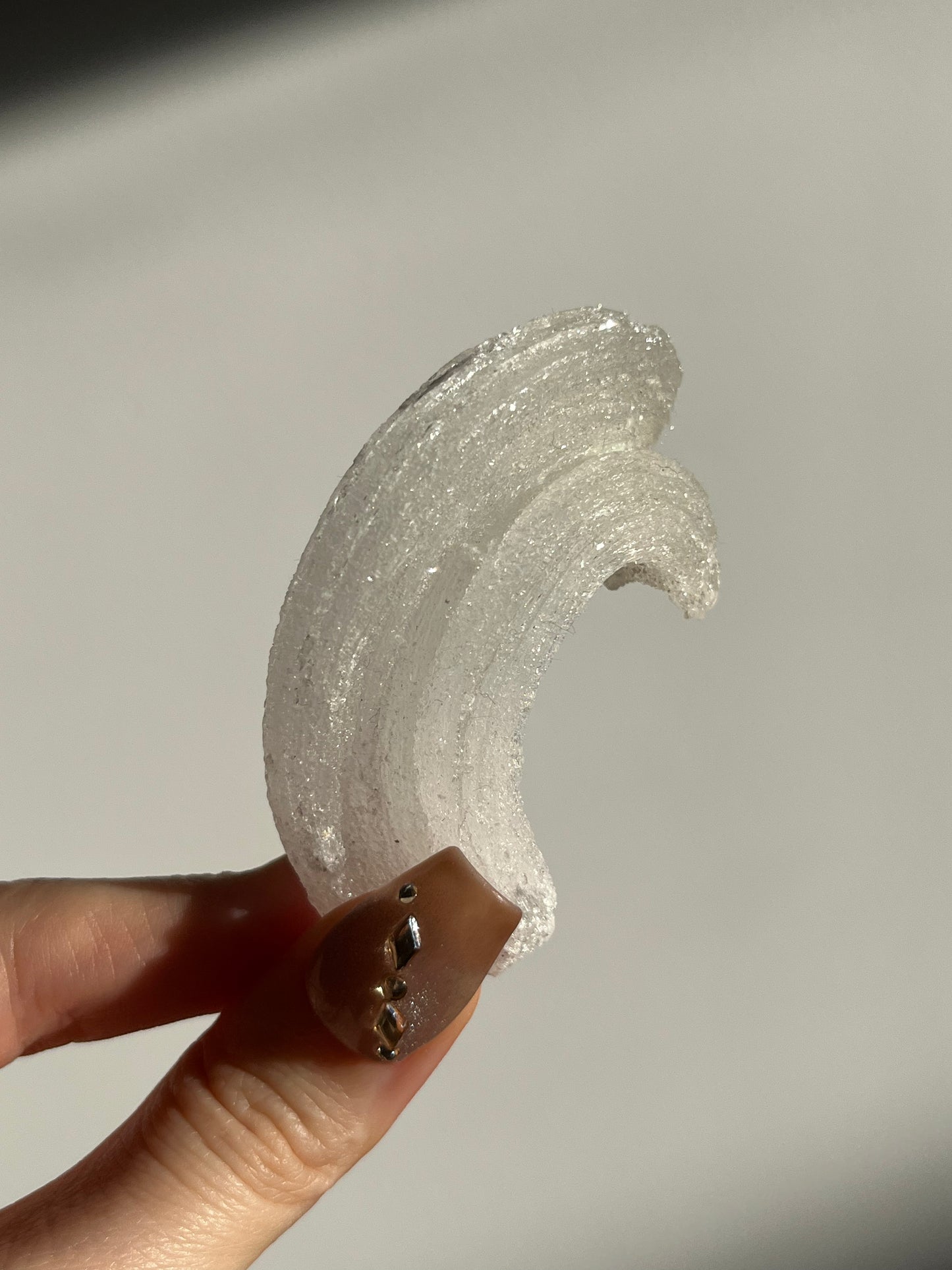 Selenite Horn Specimen B