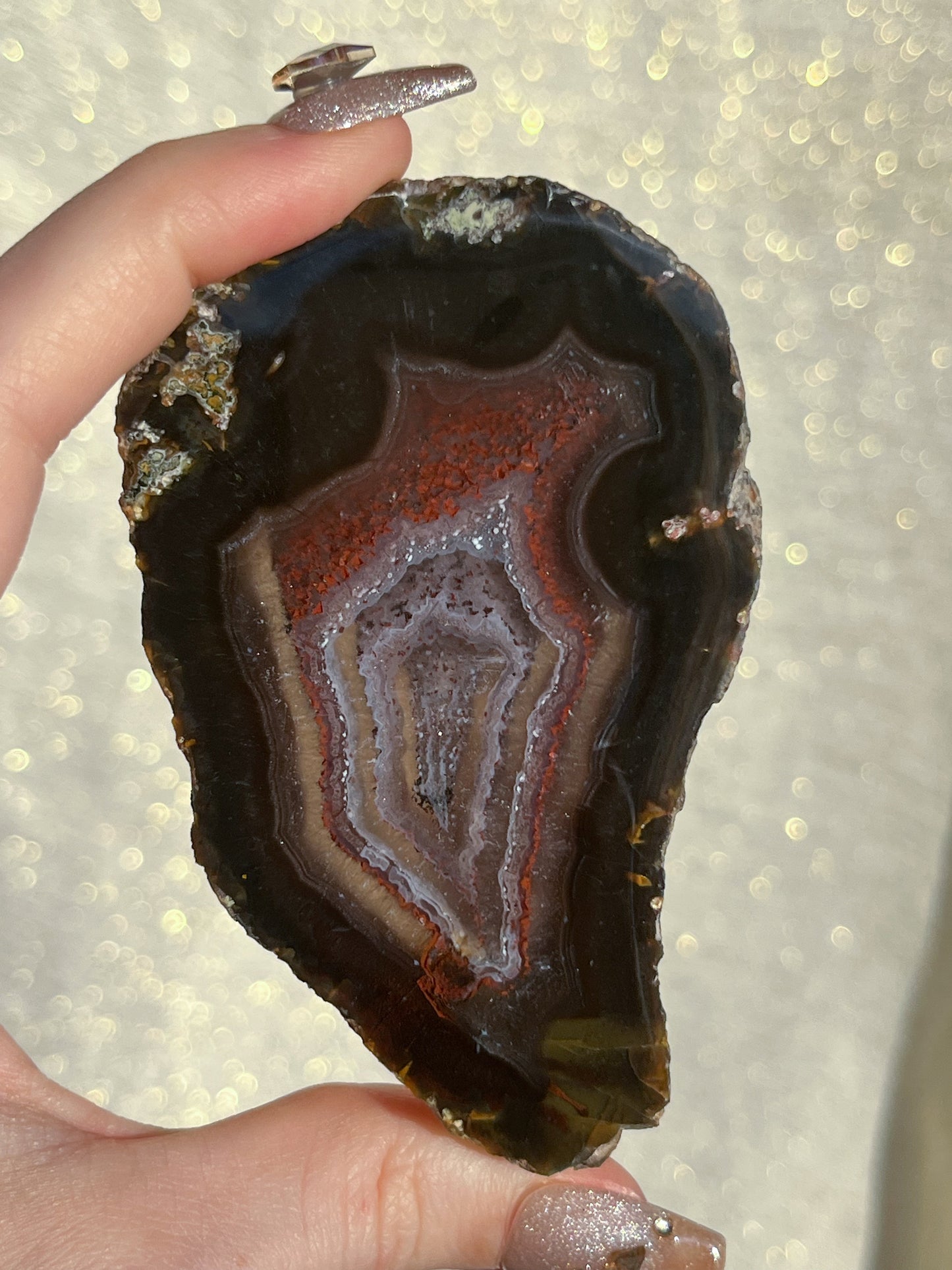 Smiling Indonesian Agate Pair #4