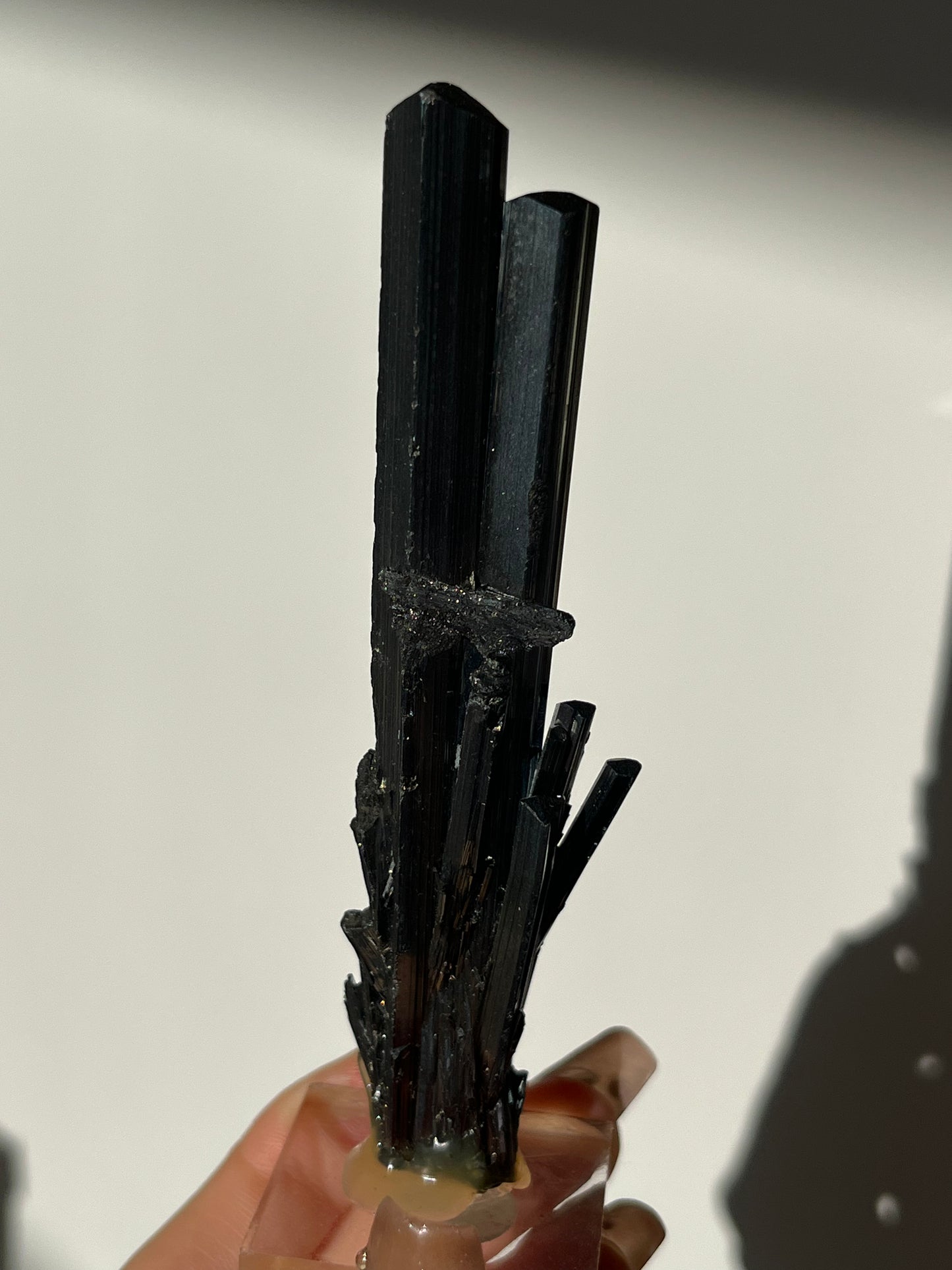 Twinned Stibnite Specimen (Perfectly Imperfect Termination Damage) ex. Lou & Diana Conti Collection