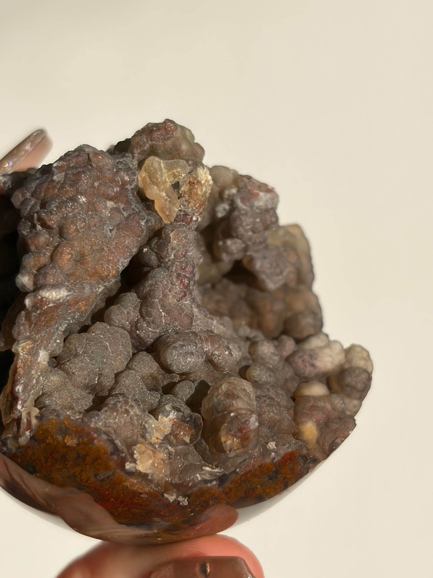 “Veils of the Mother” Tembaga Moss in Botryoidal Chalcedony Sphere C