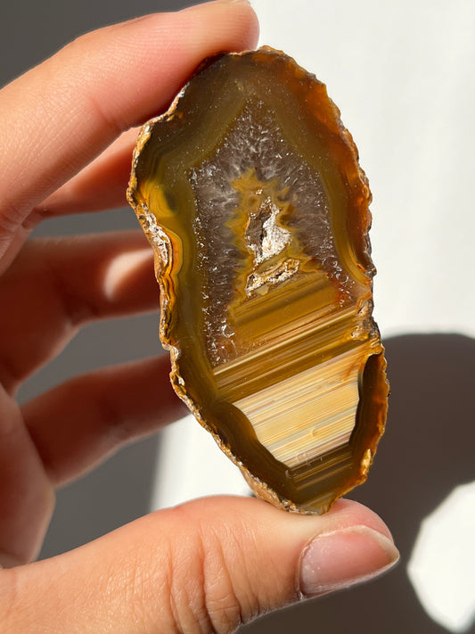 'Sacred Core' West Indonesian River Agate Pair