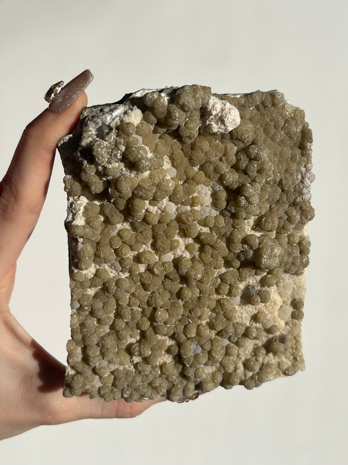 Yellow Gyrolite with Prehnite and Mordenite Specimen B