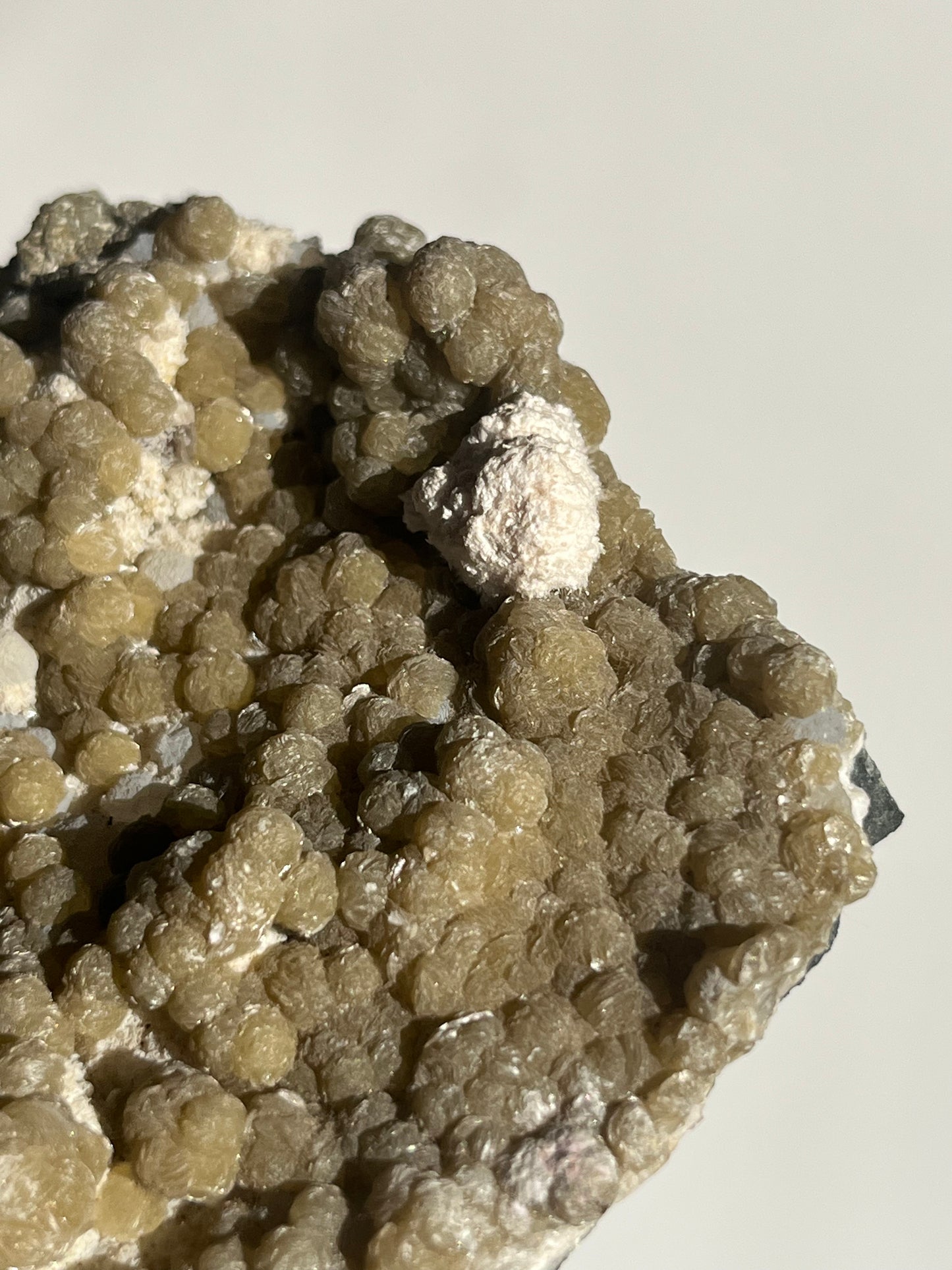 Yellow Gyrolite with Prehnite and Mordenite Specimen B