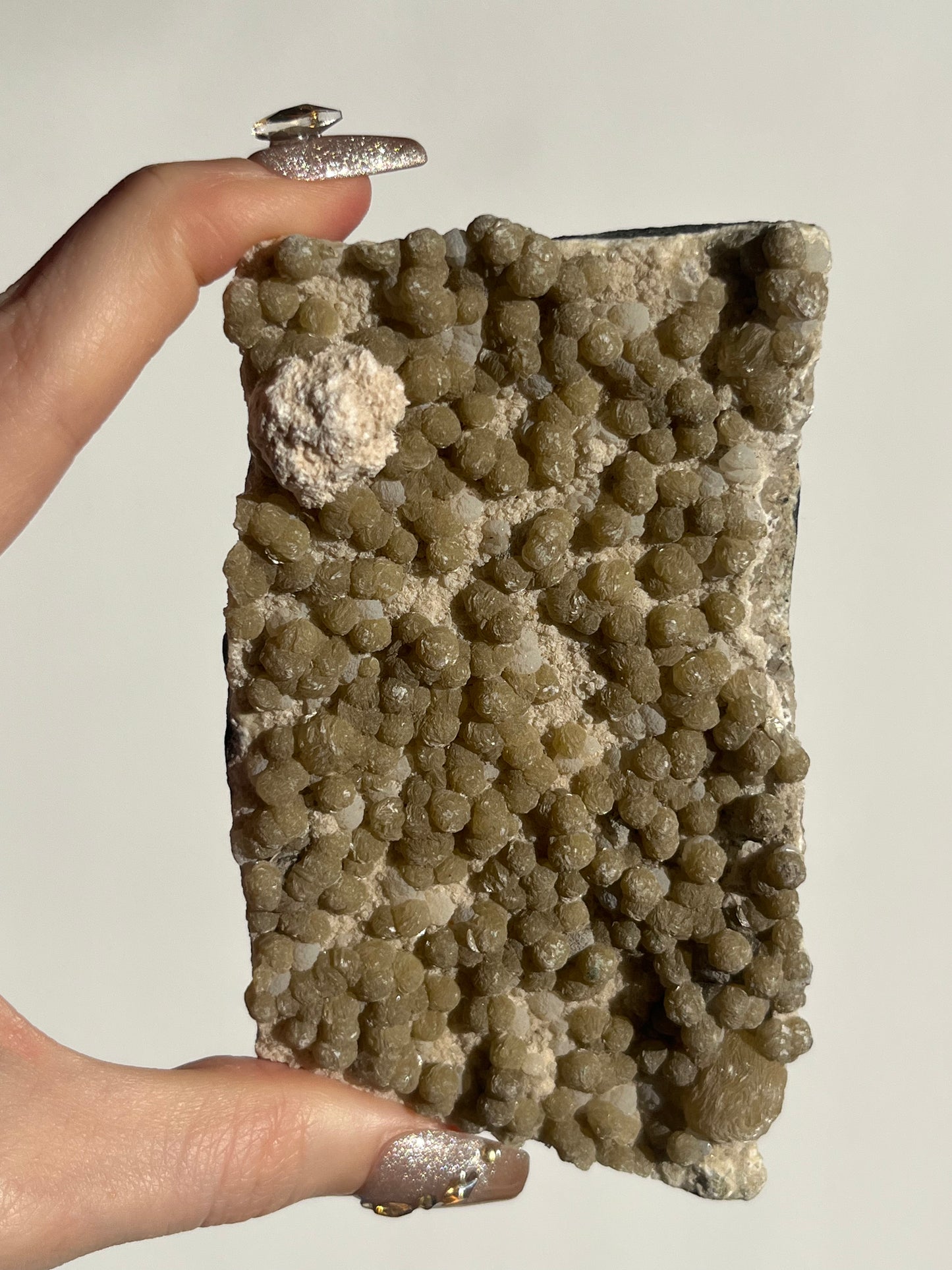 Yellow Gyrolite with Prehnite and Mordenite Specimen C