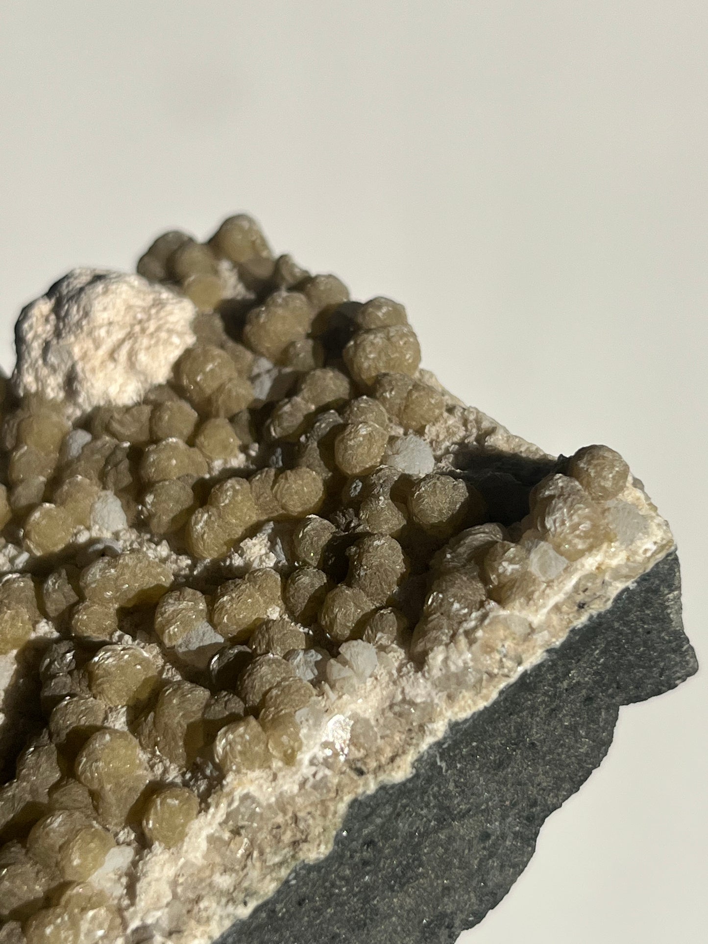 Yellow Gyrolite with Prehnite and Mordenite Specimen C