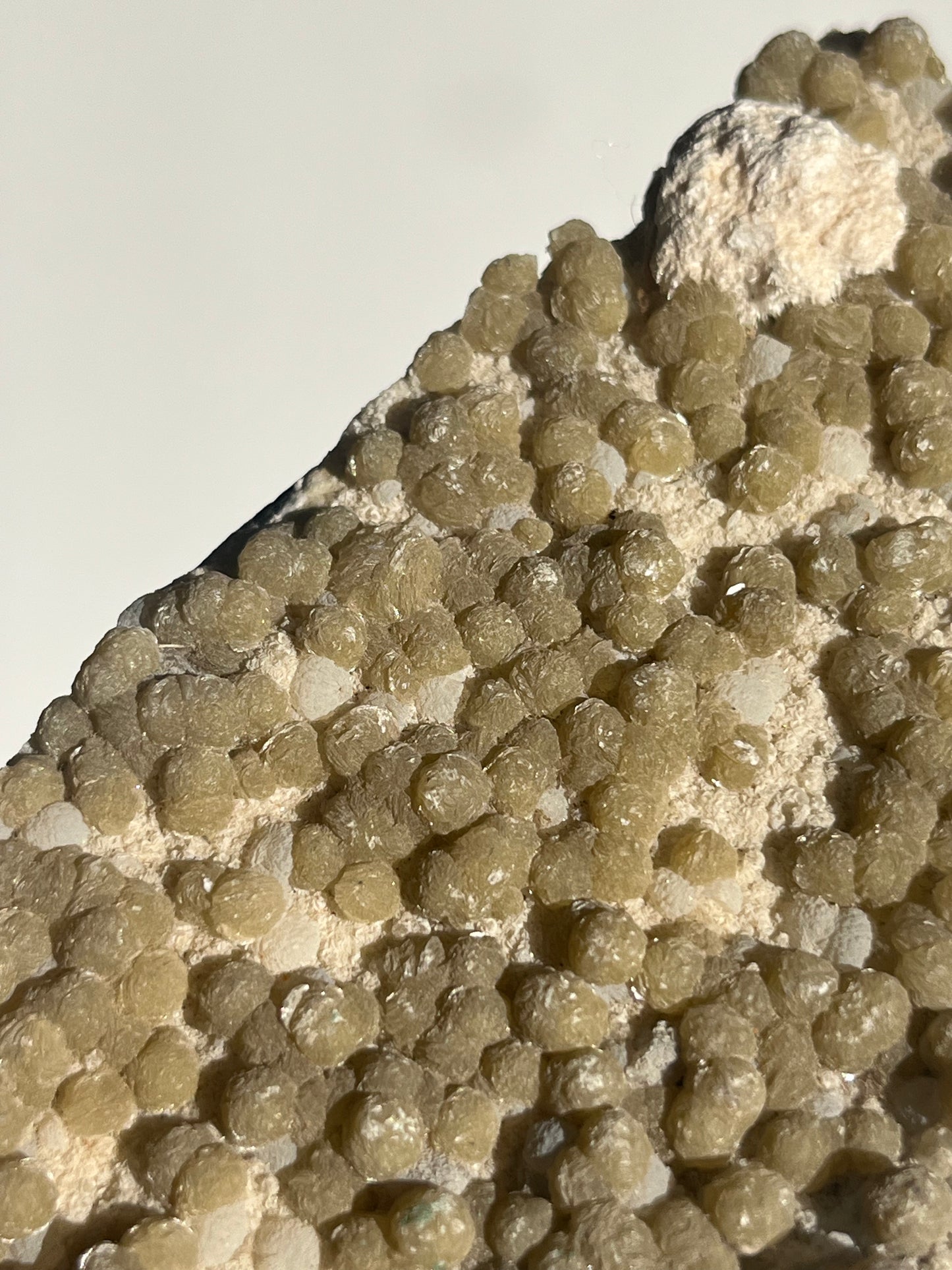 Yellow Gyrolite with Prehnite and Mordenite Specimen C
