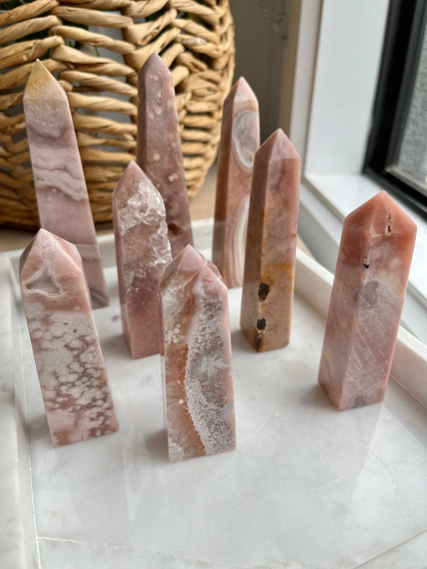 Pink Amethyst Tower (Intuitively Chosen)