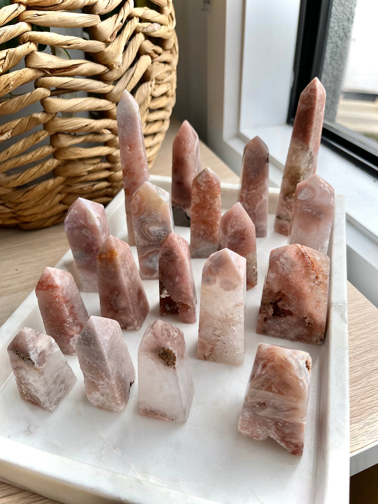 Pink Amethyst Tower (Intuitively Chosen)